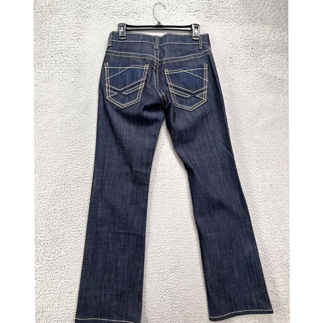 BKE BKE Jeans Bootcut Denim 30x32 Blue Dark Wash Stretch Pockets Men Regular 30x32 NEW Size US 27 - 2 Thumbnail