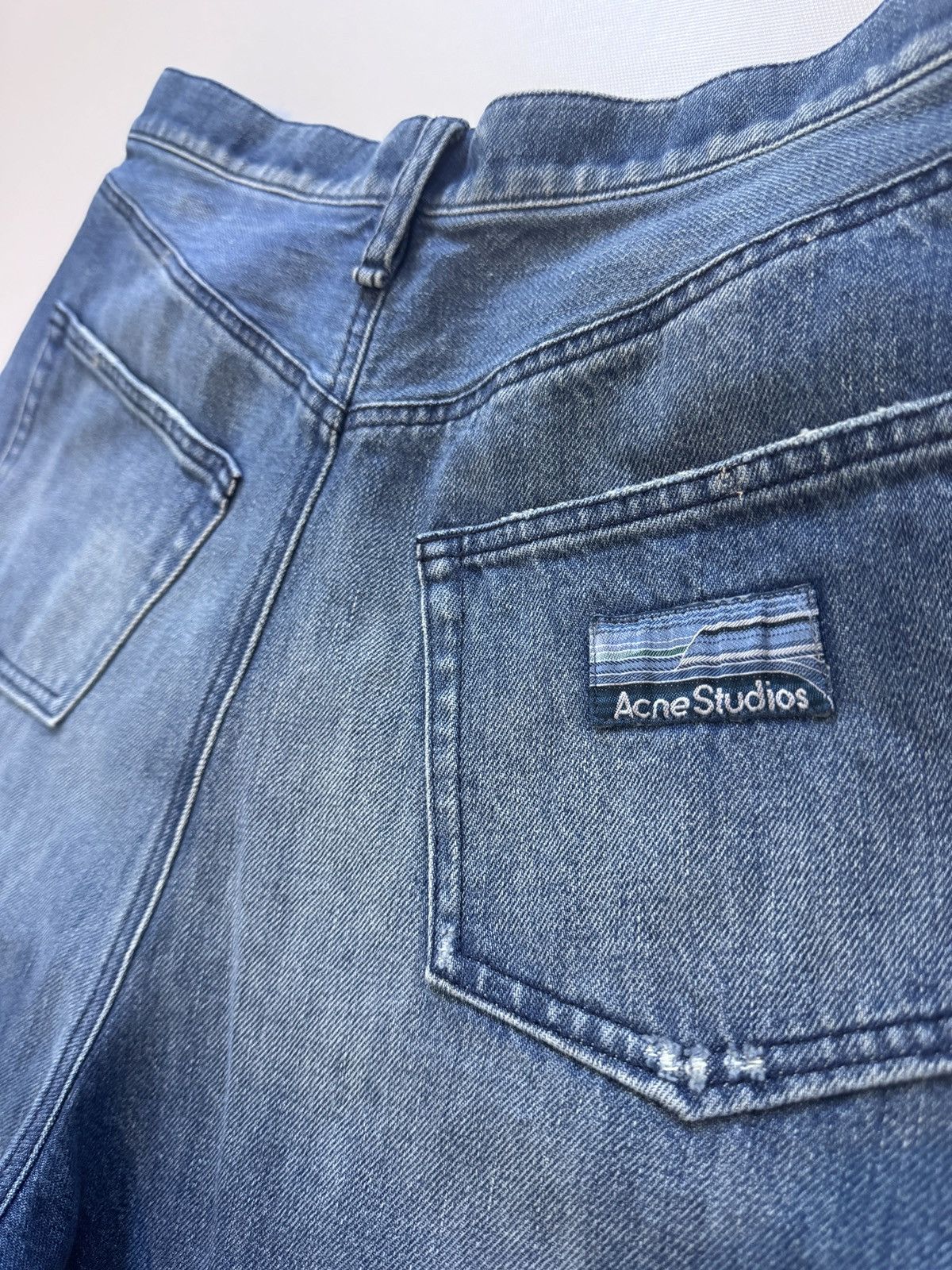 Acne Studios Acne Studios Blue Denim Jeans Side Zip Hem Size US 30 / EU 46 - 1 Thumbnail