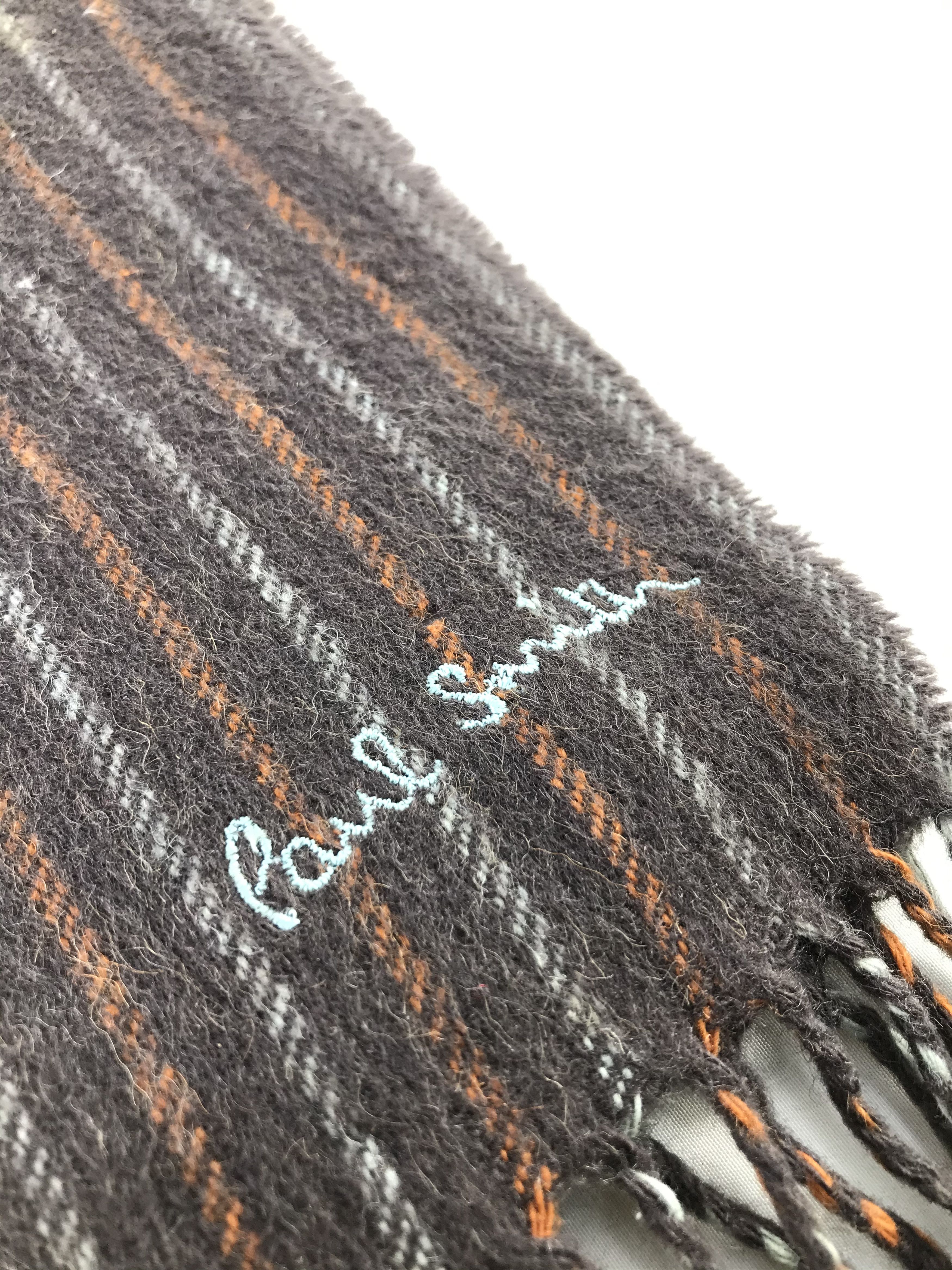 Paul Smith × Vintage Paul Smith Scarf / Muffler / Neckwear - WW2104 Size ONE SIZE - 4 Thumbnail