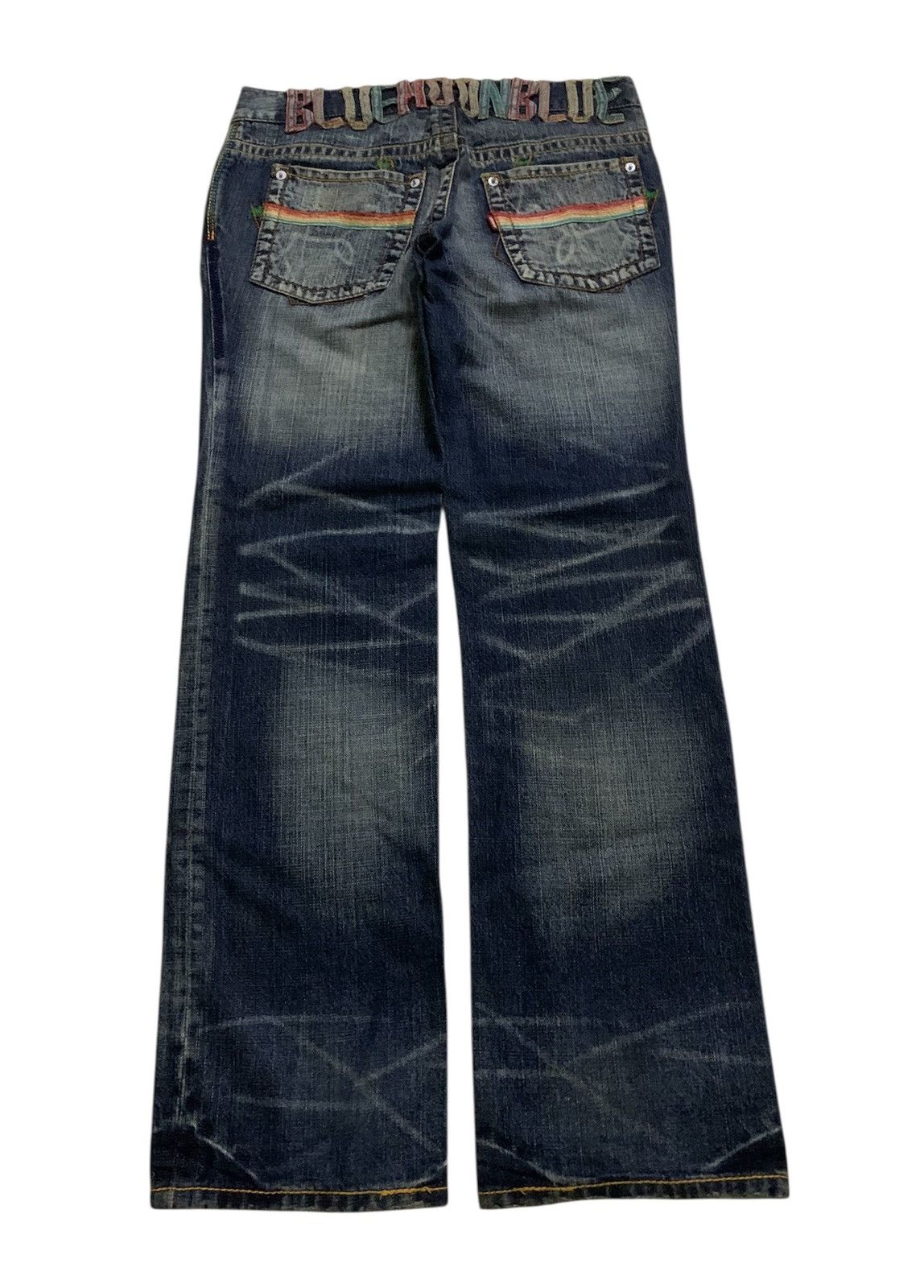 Hysteric Glamour 💥Vintage Japanese Blue Moon Blue Denim Size 32" / US 10 / IT 46 - 1 Thumbnail