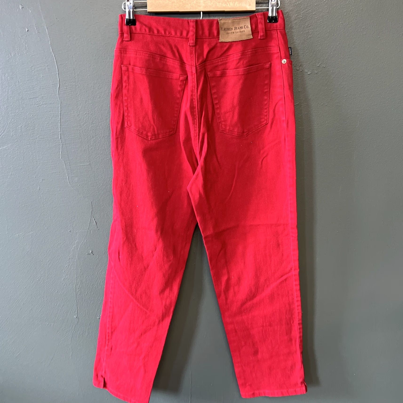 Ralph Lauren Ralph Lauren Womens Jeans LRL Lauren Jeans Co Red Denim Pants Size 8 Straight Leg Size 30" / US 8 / IT 44 - 3 Thumbnail