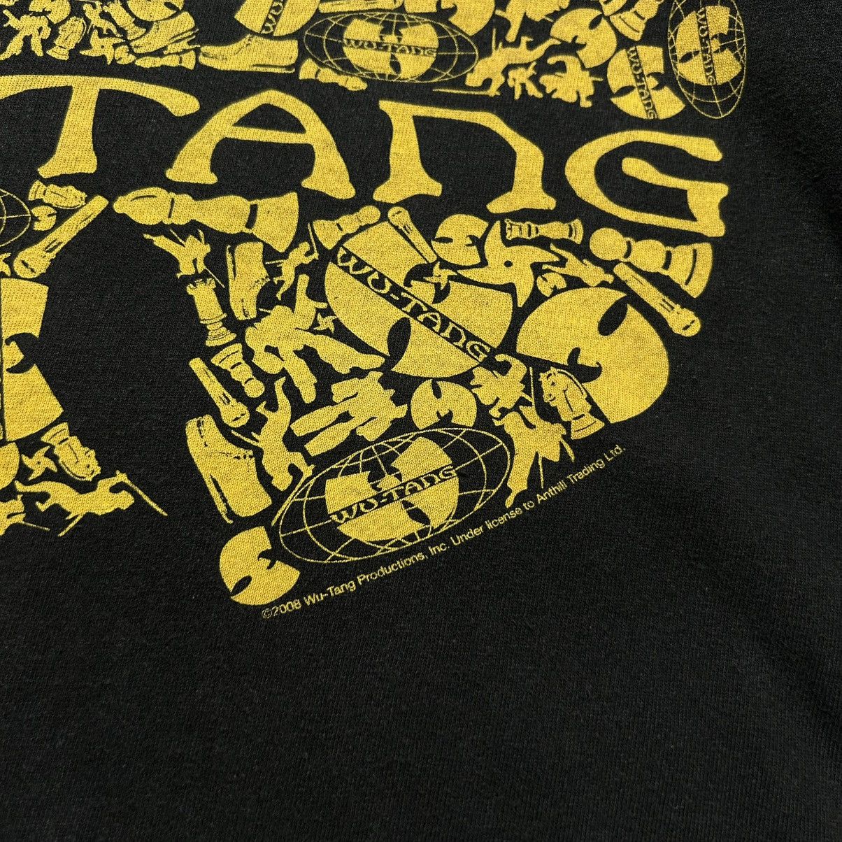 Wu-Tang Clan Vintage Wu-Tang Big Logo Hiphop T-Shirt Size M / US 6-8 / IT 42-44 - 4 Thumbnail