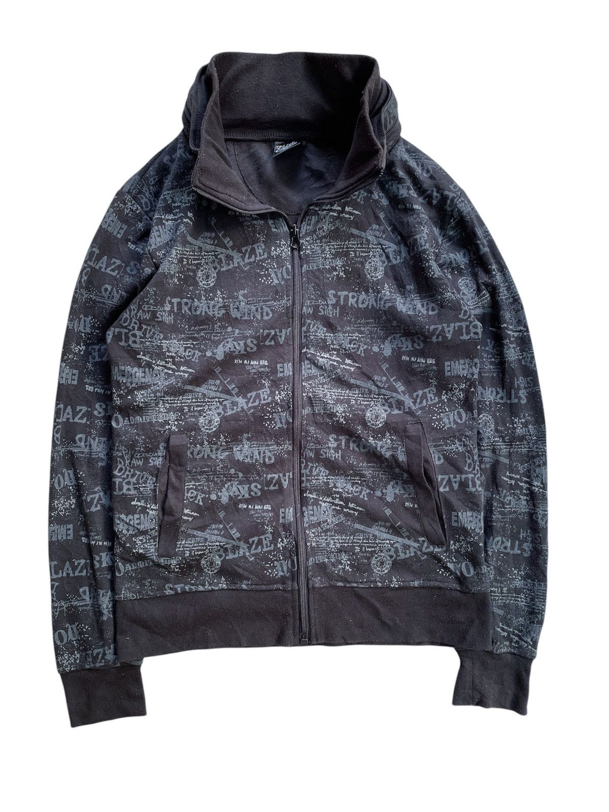 Japanese Brand EXCUSE ART GRAPHIC BONO STYLE ZIP HOODIE Size US M / EU 48-50 / 2 - 1 Thumbnail
