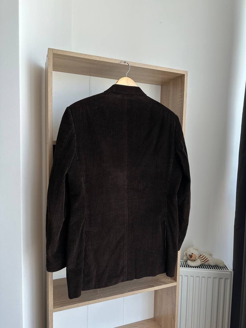 Canali × Vintage Vintage Men’s Brown Velvet Smoking Jacket Blazer Canali Size 50R - 21 Thumbnail