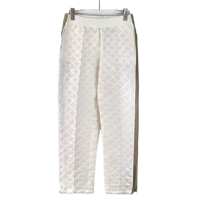 Chanel Chanel White Polyester Casual Pants for Women 0089 Size 23" - 1 Thumbnail