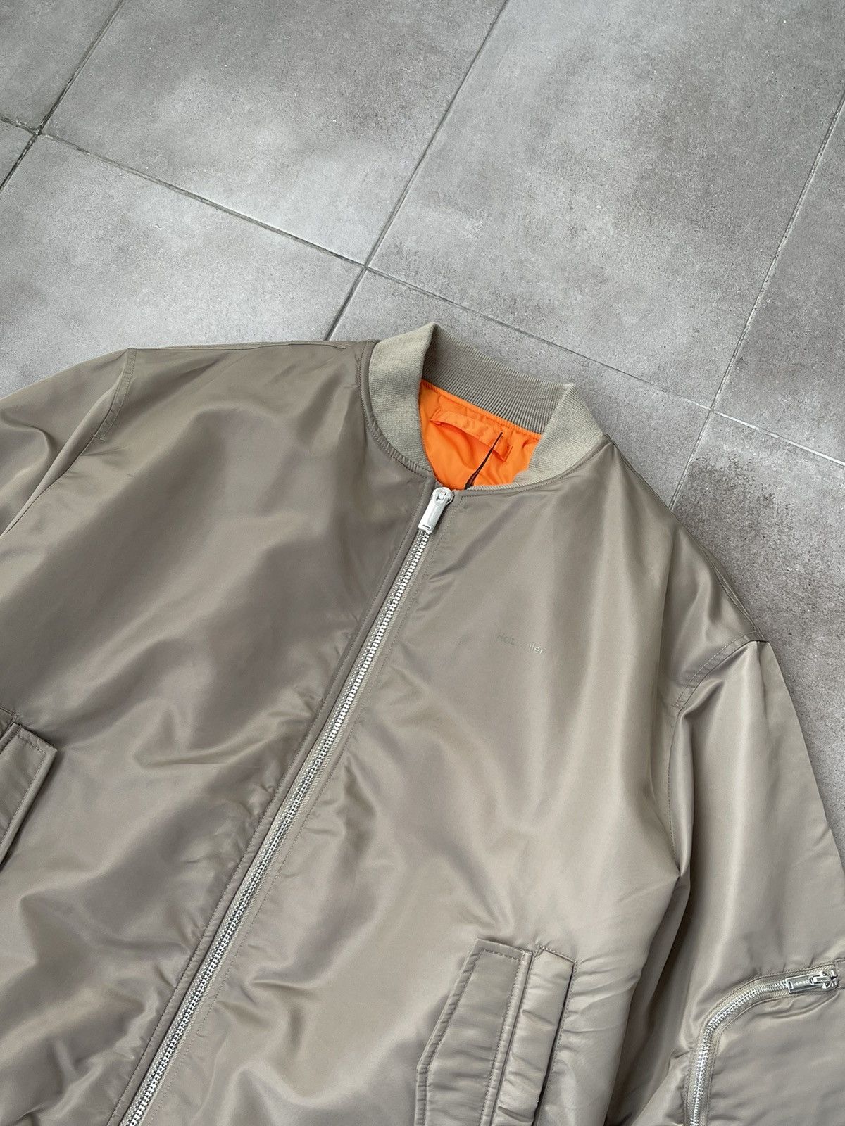 Holzweiler !DS! FW22 Holzweiler Khaki Reversible Reb Bomber Jacket Size XL / US 12-14 / IT 48-50 - 15 Thumbnail