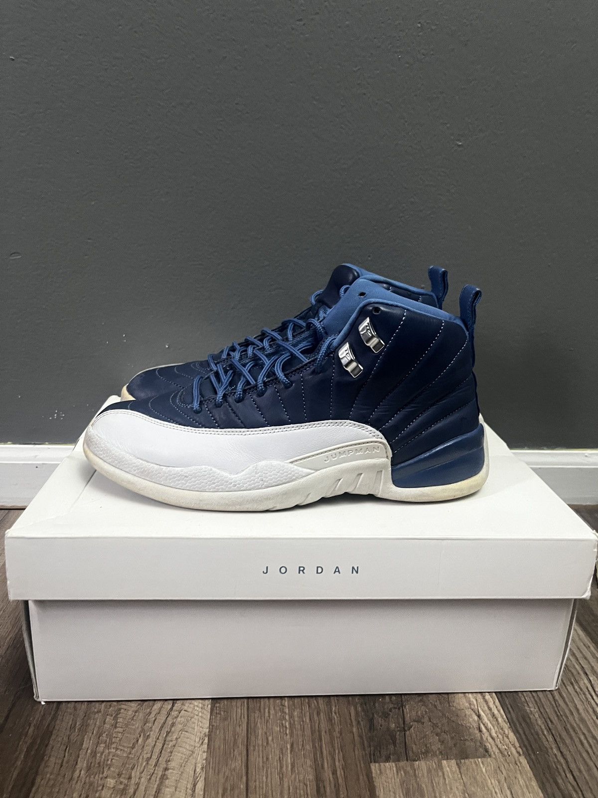 Jordan Brand Jordan 12 Indigo Size US 8.5 / EU 41-42 - 3 Thumbnail