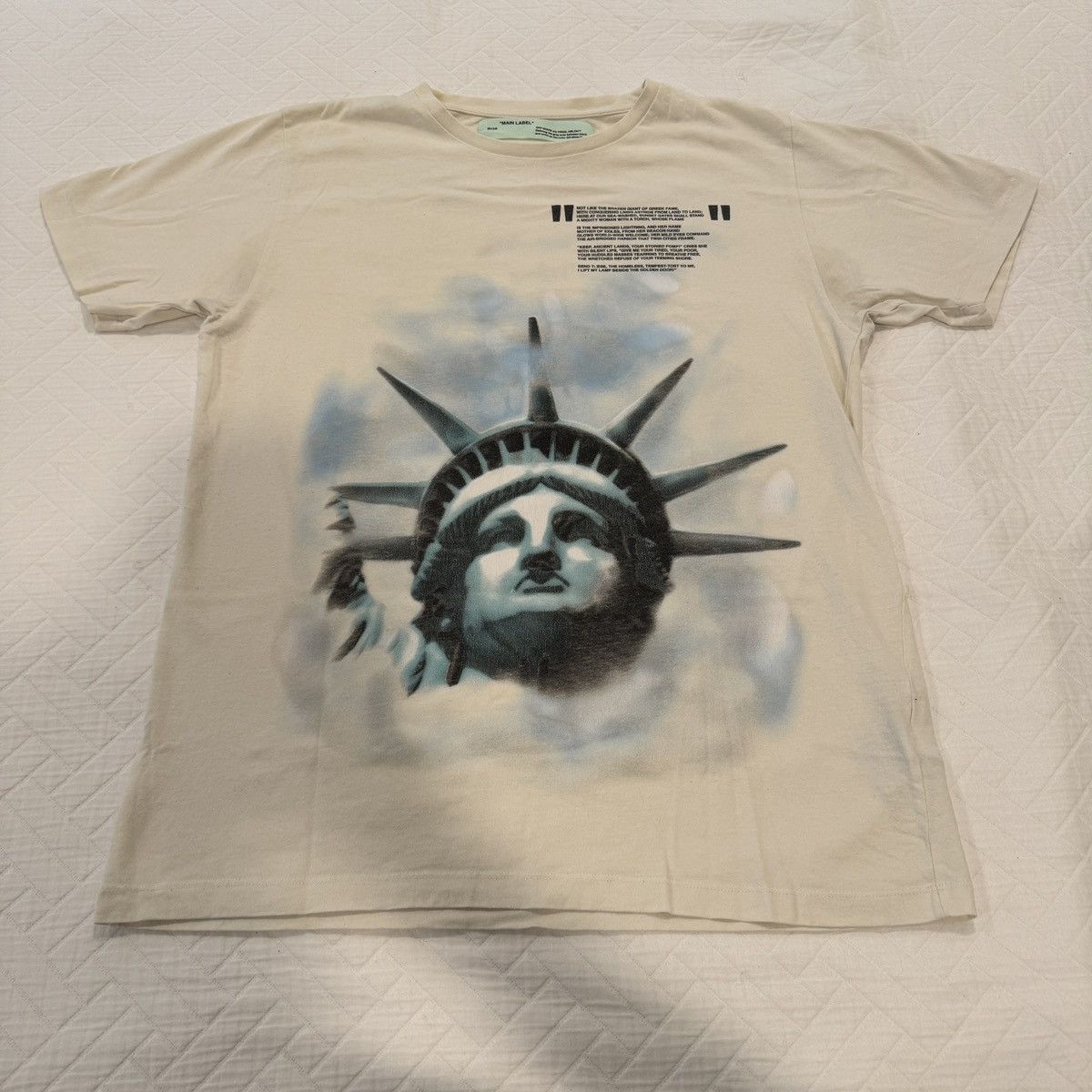 Off-White Statue Of Liberty Crew Neck T-Shirt