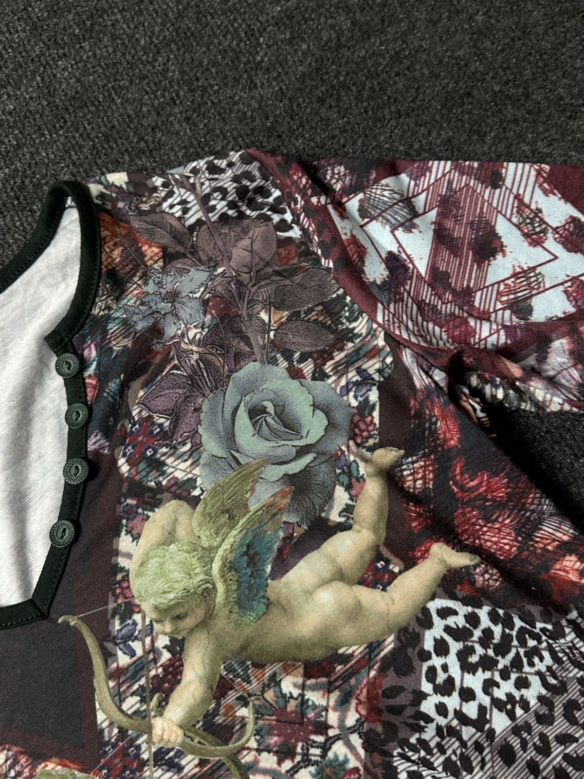 Other 🚨Desigual Womens Mesh Jacket Face JPG Style Rare Old Money Size L / US 10 / IT 46 - 6 Thumbnail