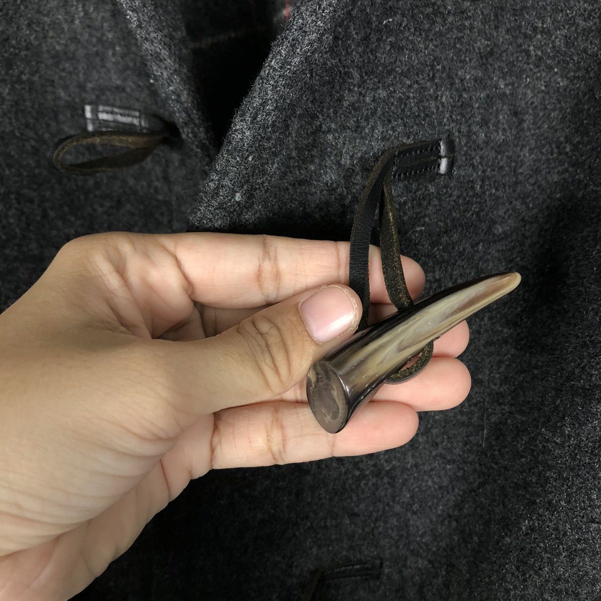 Burberry 📌Vintage Wool Long Jacket Duffle Thomas Burberry 1835 Size US L / EU 52-54 / 3 - 19 Thumbnail