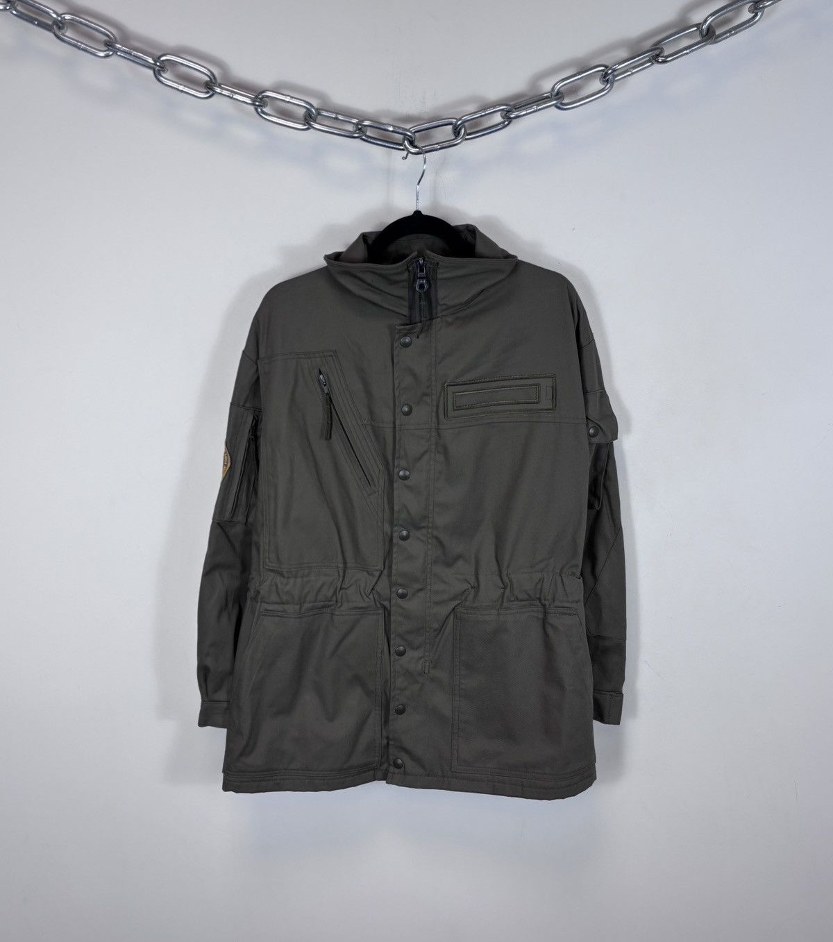 Other Vintage Swiss Military Fortress Guard Olive Field Jacket Size US L / EU 52-54 / 3 - 1 Thumbnail