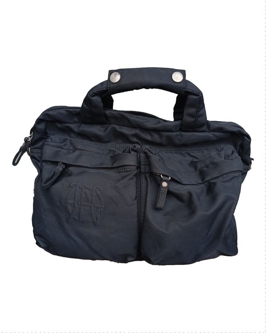 Jean Paul Gaultier Jean Paul Gaultier Embossed Black Nylon 3 Way Bag Size ONE SIZE - 2 Thumbnail