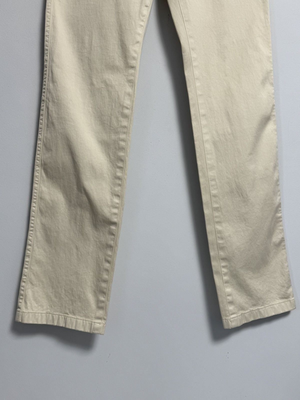 Jil Sander Jil Sander Women’s Pants Beige Luxury Cotton size 36 Size 25" / US 0 / IT 36 - 2 Thumbnail
