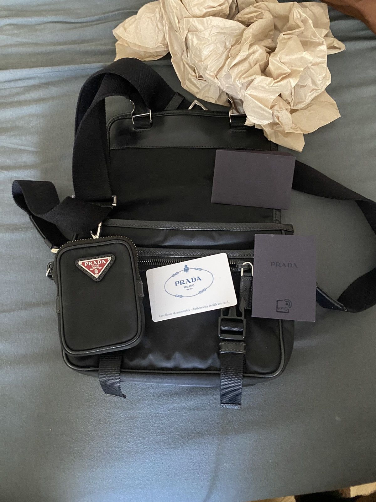 Prada Prada Re-nylon Bag Size ONE SIZE - 4 Thumbnail