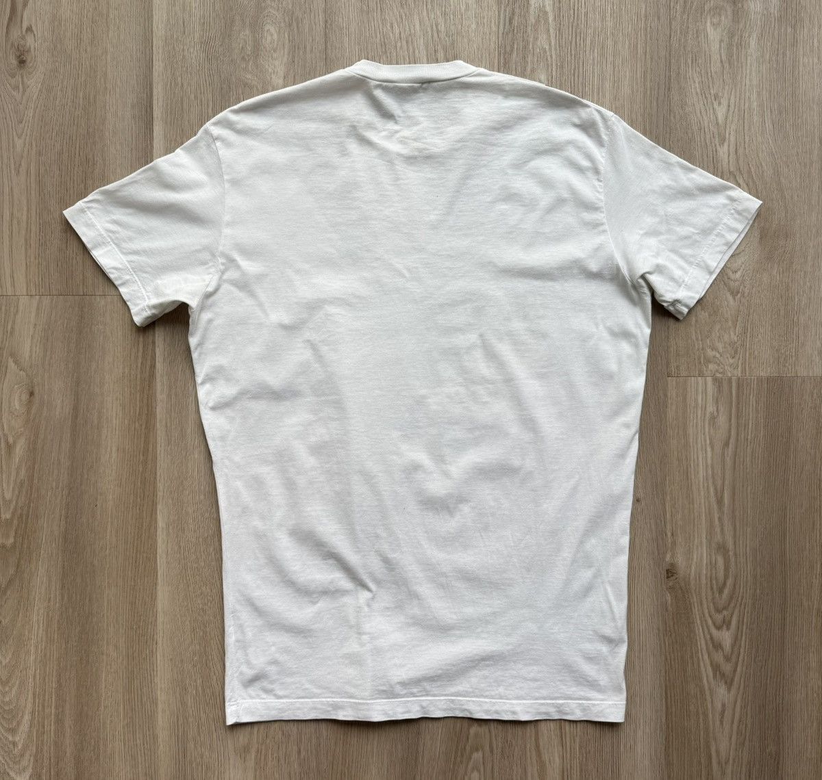 Dsquared2 Dsquared2 White Striped Logo T-Shirt Size US L / EU 52-54 / 3 - 7 Thumbnail