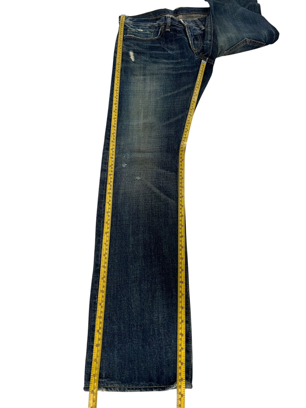 Eternal Pivk💥Eternal Japan Distressed Lowrise Denim Jeans 33x33 Size 33" - 16 Thumbnail