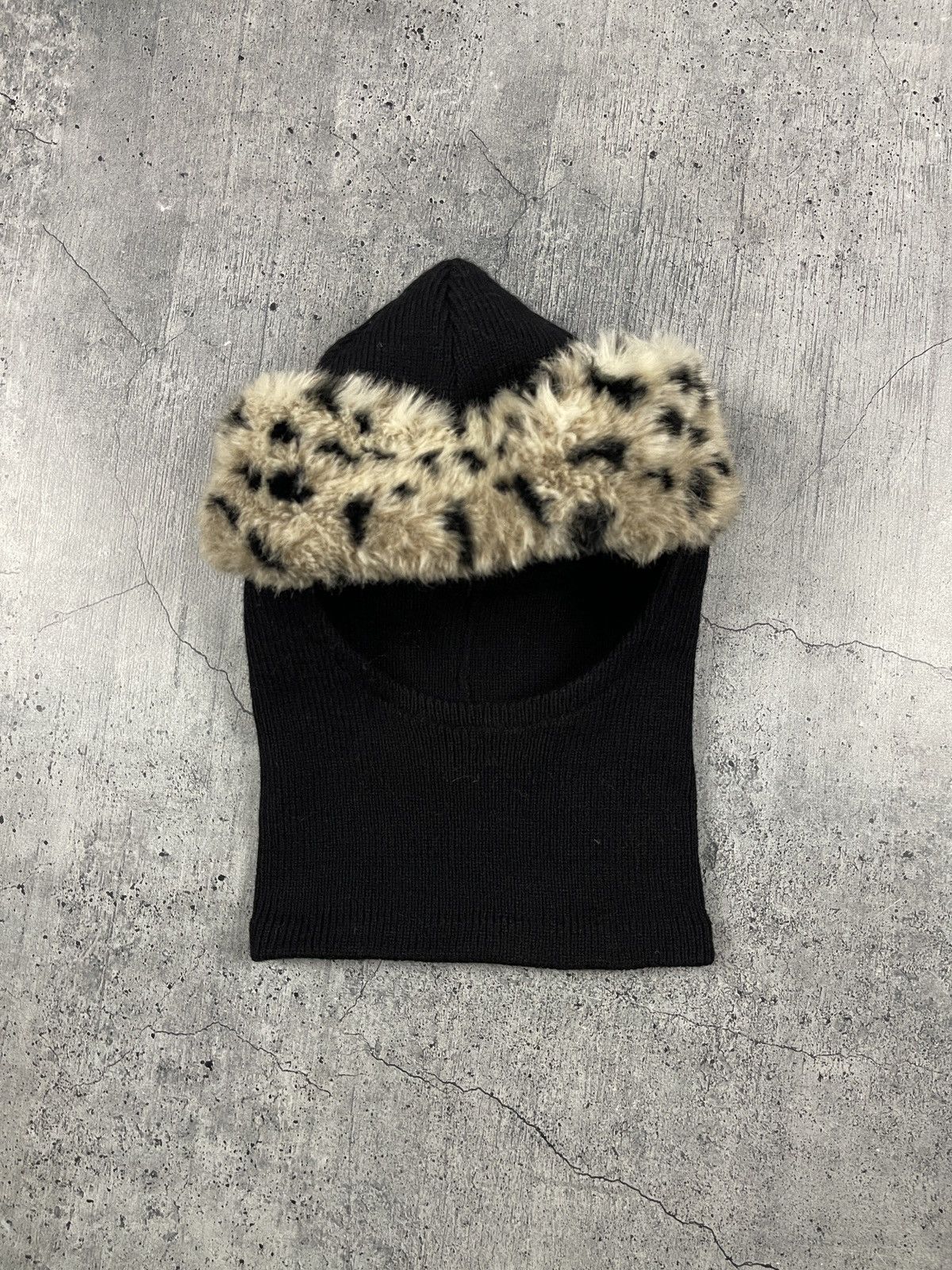 Handmade × Vintage Universal knitted balaclava Black Size ONE SIZE - 3 Thumbnail