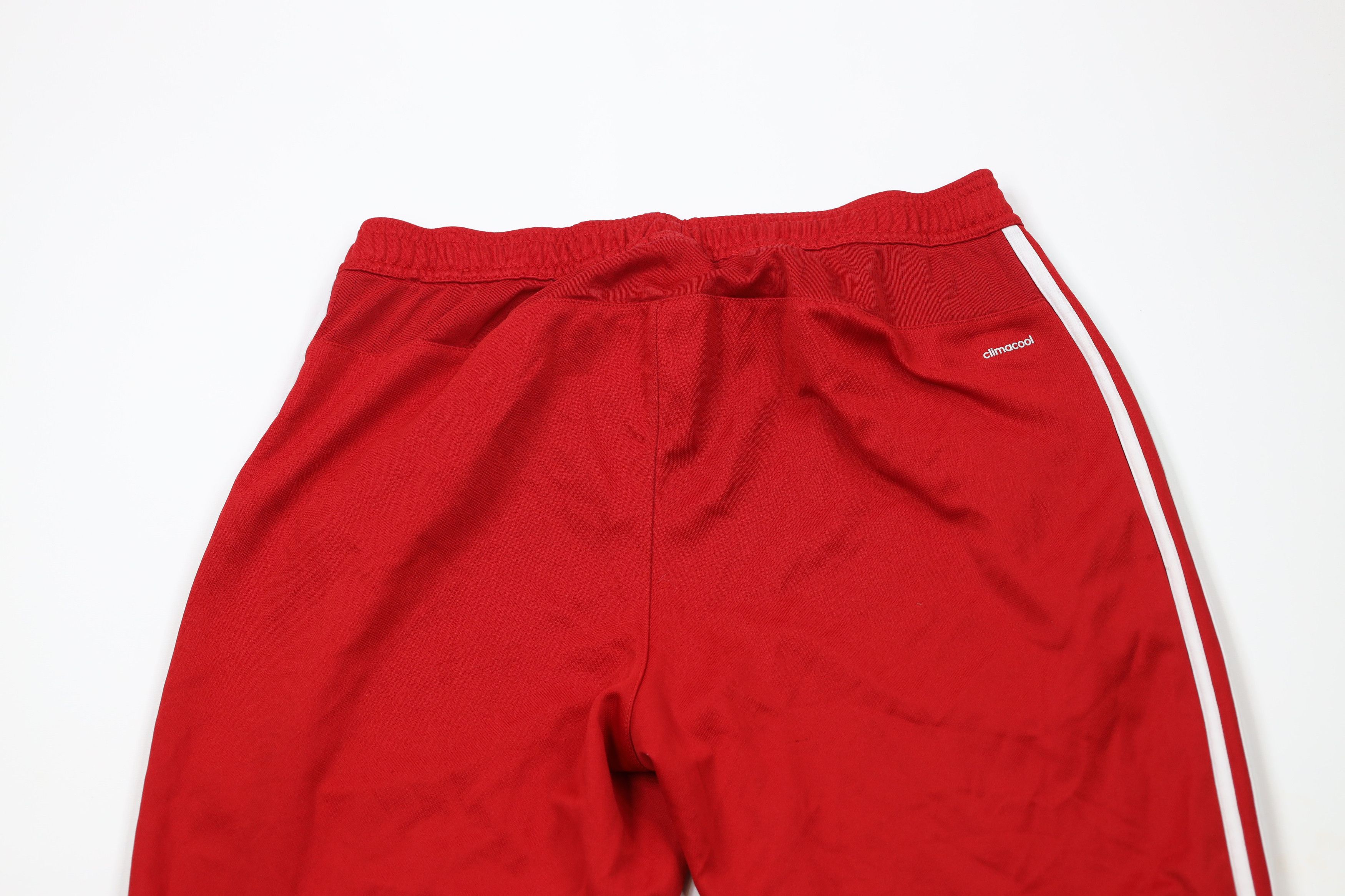 Adidas × Vintage Vintage Y2K Adidas Striped Tapered Soccer Warm Up Pants Red Size US 36 / EU 52 - 12 Thumbnail