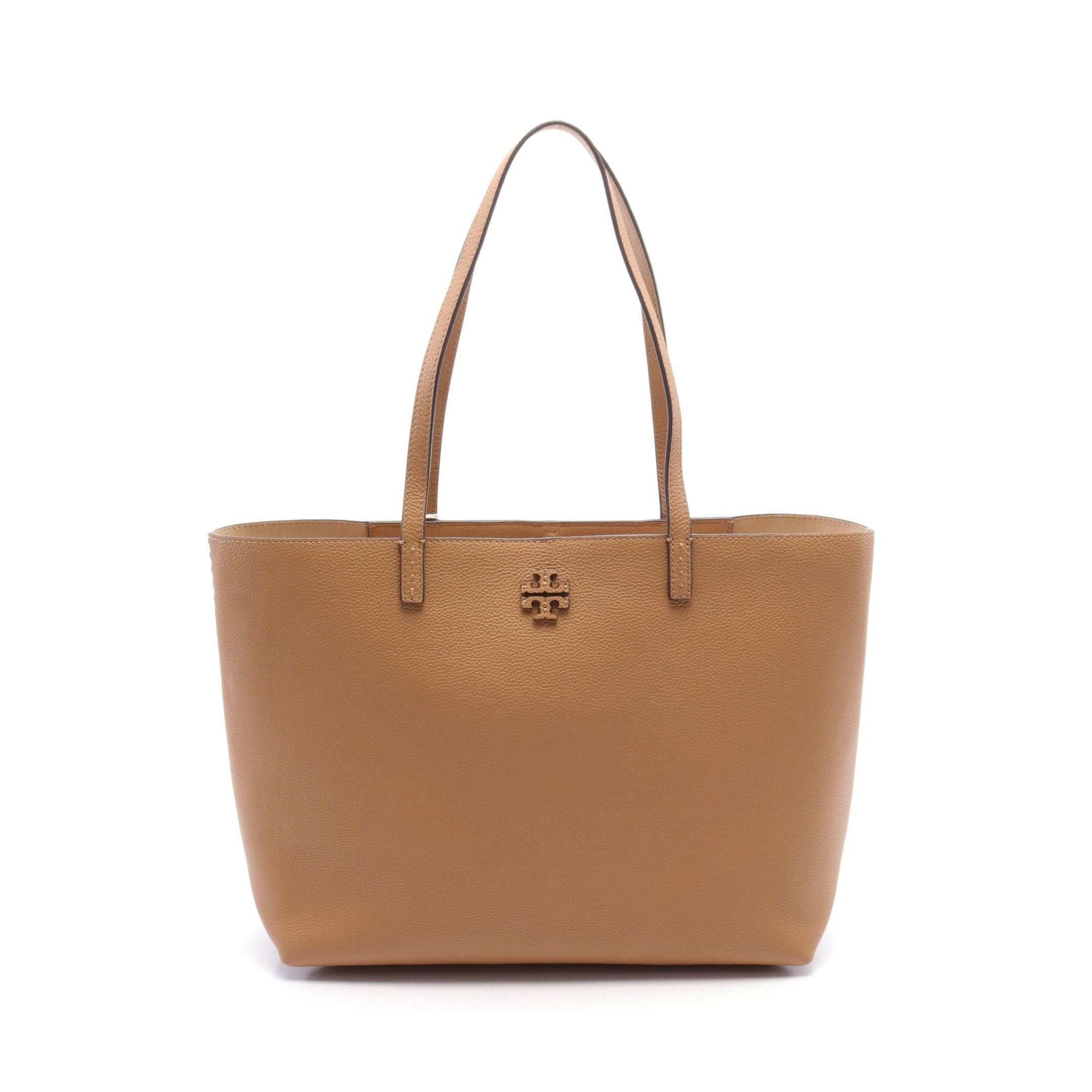 Tory Burch Tory Burch Mcgraw Mcglow Shoulder Bag Tote Leather Light Brown Size ONE SIZE - 1 Thumbnail