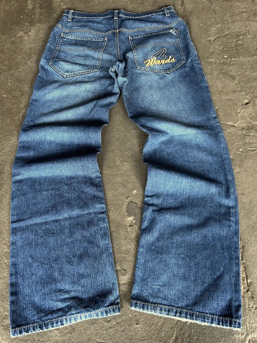 Designer × JNCO × Japanese Brand ❤️ JNCO BALENCIAGA STYLE WASHED CARGO JEANS 90S Size US 32 / EU 48 - 1 Thumbnail
