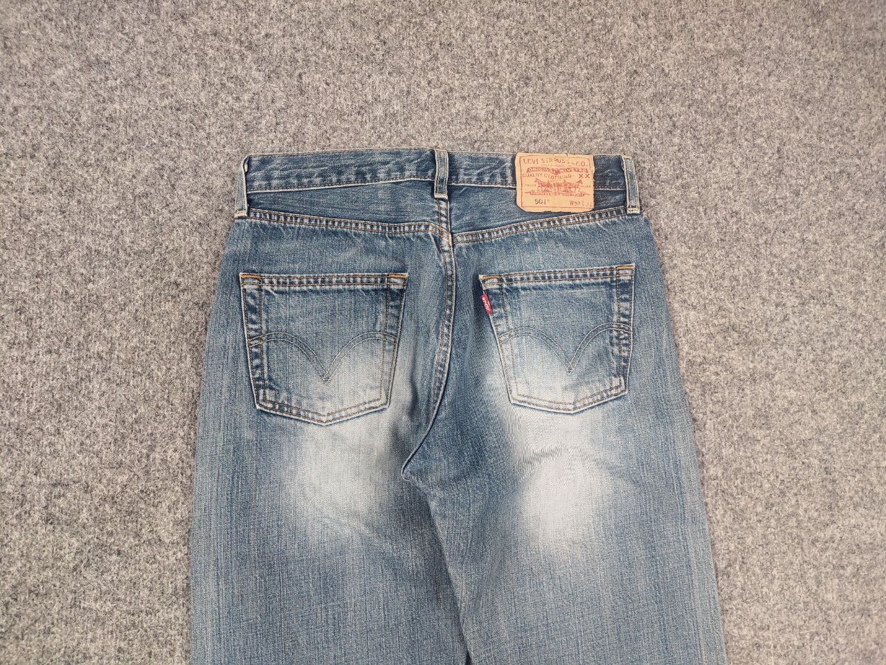 Levi's Vintage 90's Levi's 501 Perfect Faded Denim Jeans USA Style Size US 31 - 11 Thumbnail