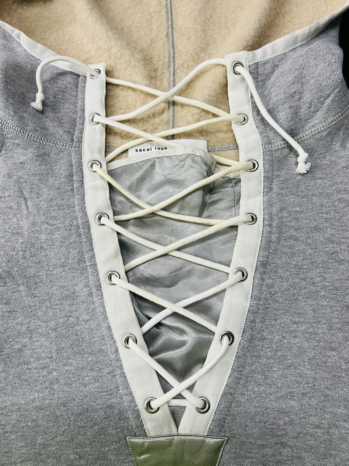 Sacai Sacai Luck Wide Hoodie Size S / US 4 / IT 40 - 7 Thumbnail