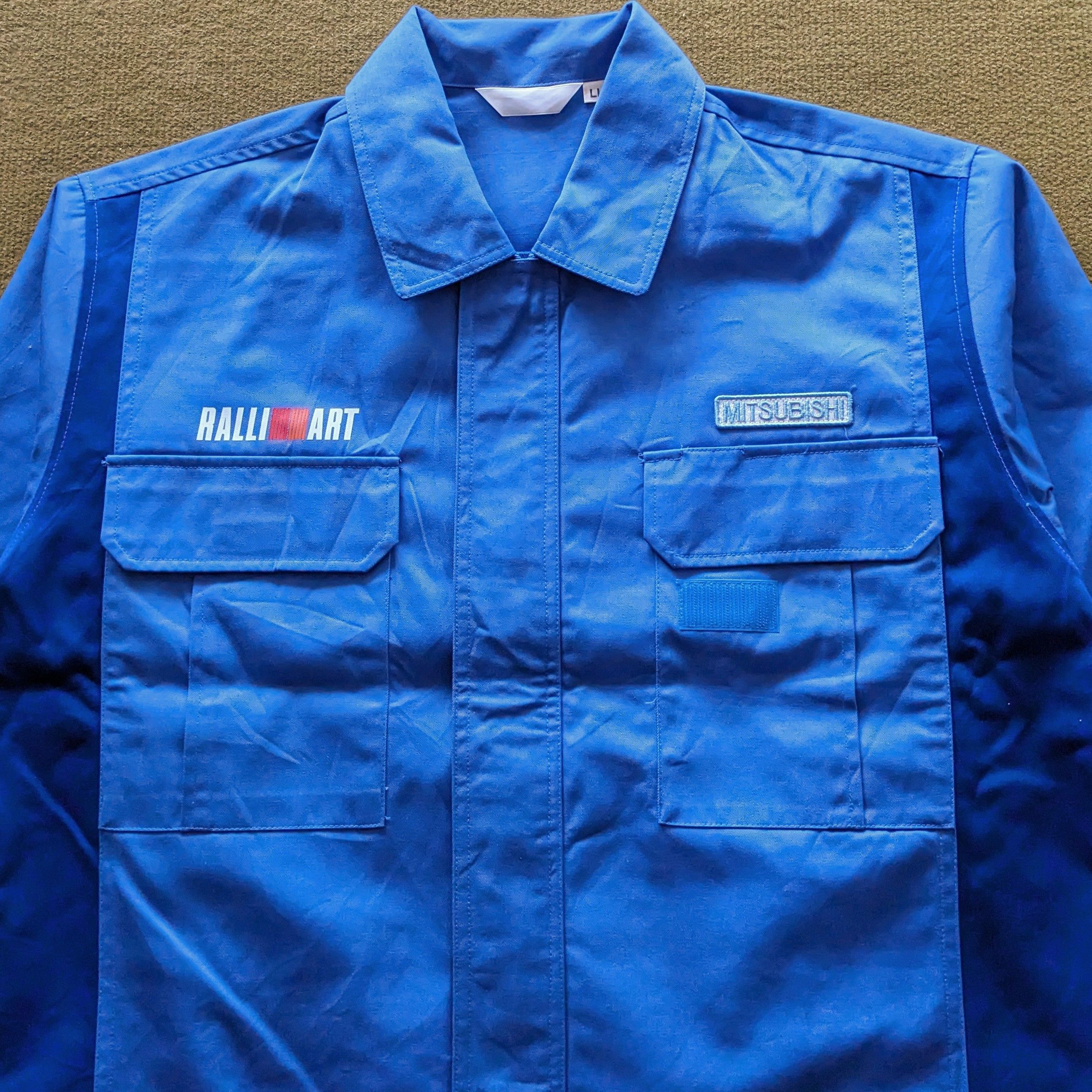 Other Vintage MITSUBISHI RALLI ART Racing Workers Jacket Size US L / EU 52-54 / 3 - 3 Thumbnail