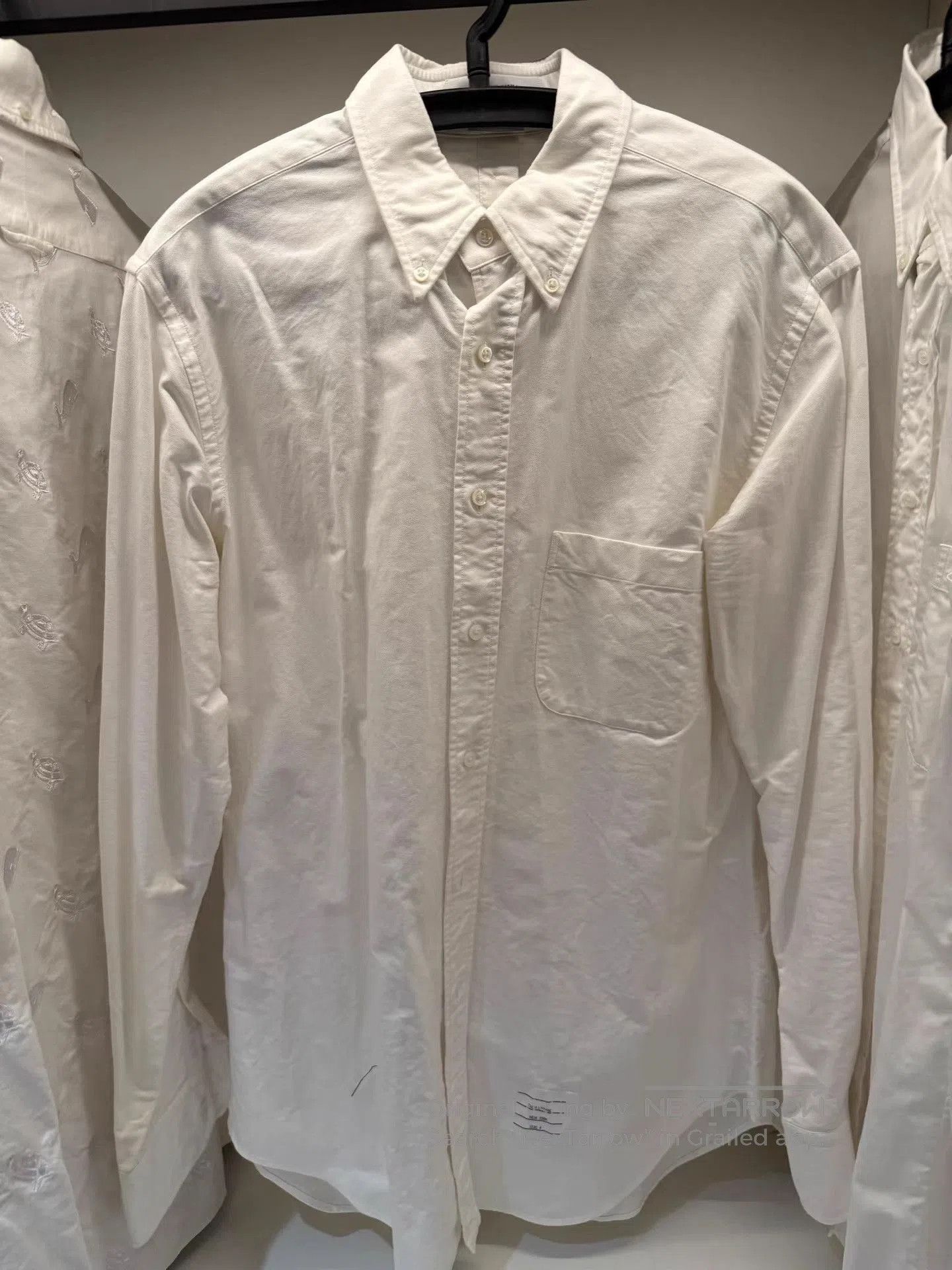 Thom Browne White Long. Size US XL / EU 56 / 4 - 1 Thumbnail