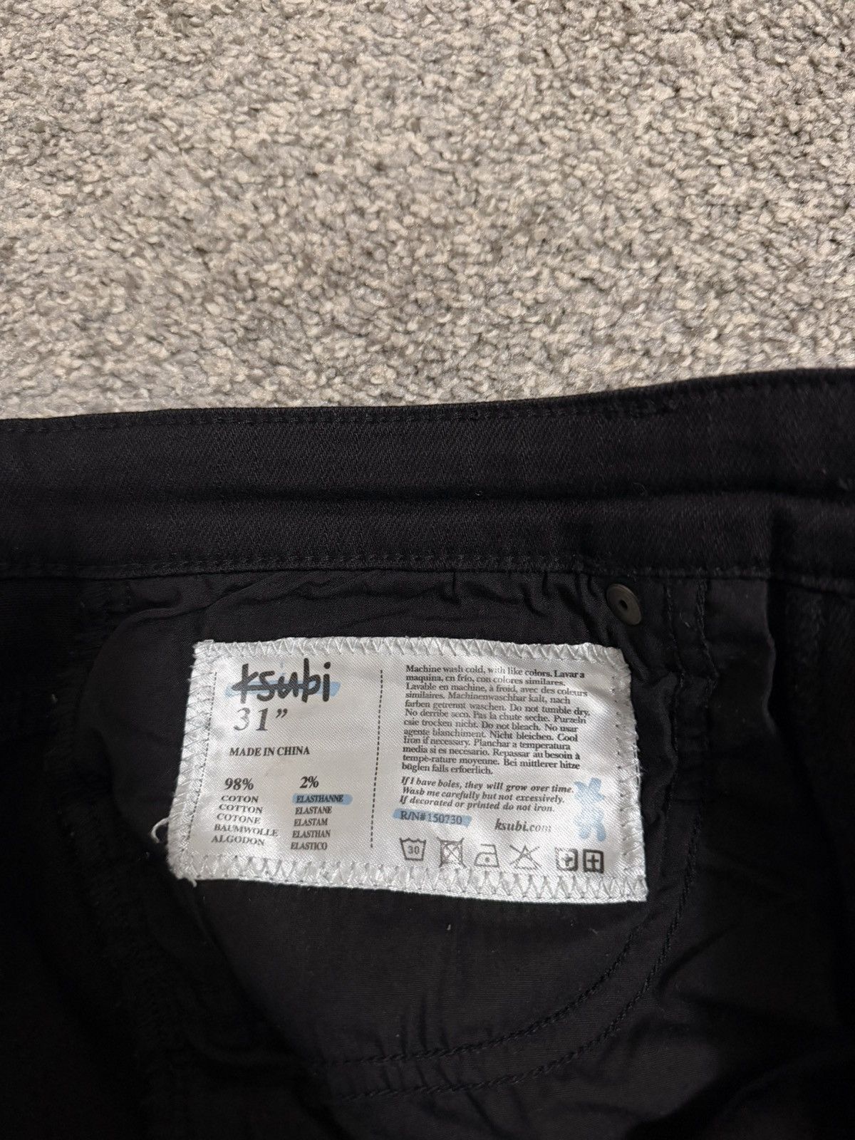 Ksubi Ksubi Van Winkle Black Rebel Jeans Size US 31 - 5 Thumbnail