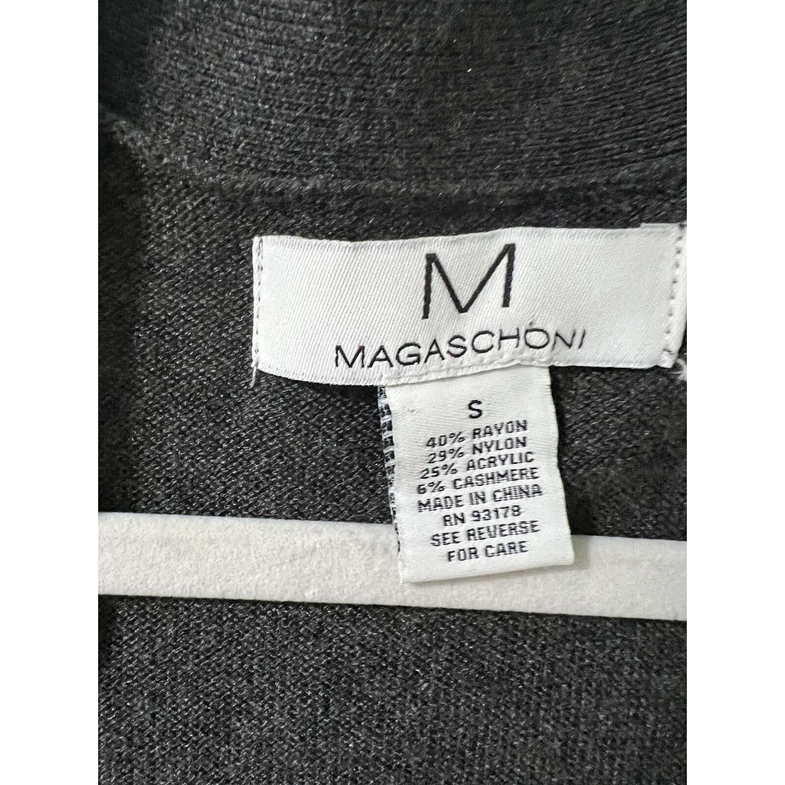 Magaschoni Magaschoni Cashmere Front Cardigan long Gray Size S A001379 Size S / US 4 / IT 40 - 5 Thumbnail