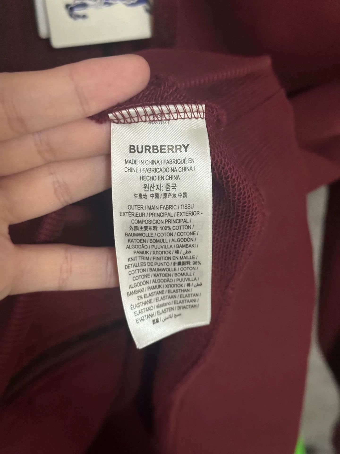 Burberry Burberry Zip Hoodie with Side Stripe Logo Size US XS / EU 42 / 0 - 3 Thumbnail