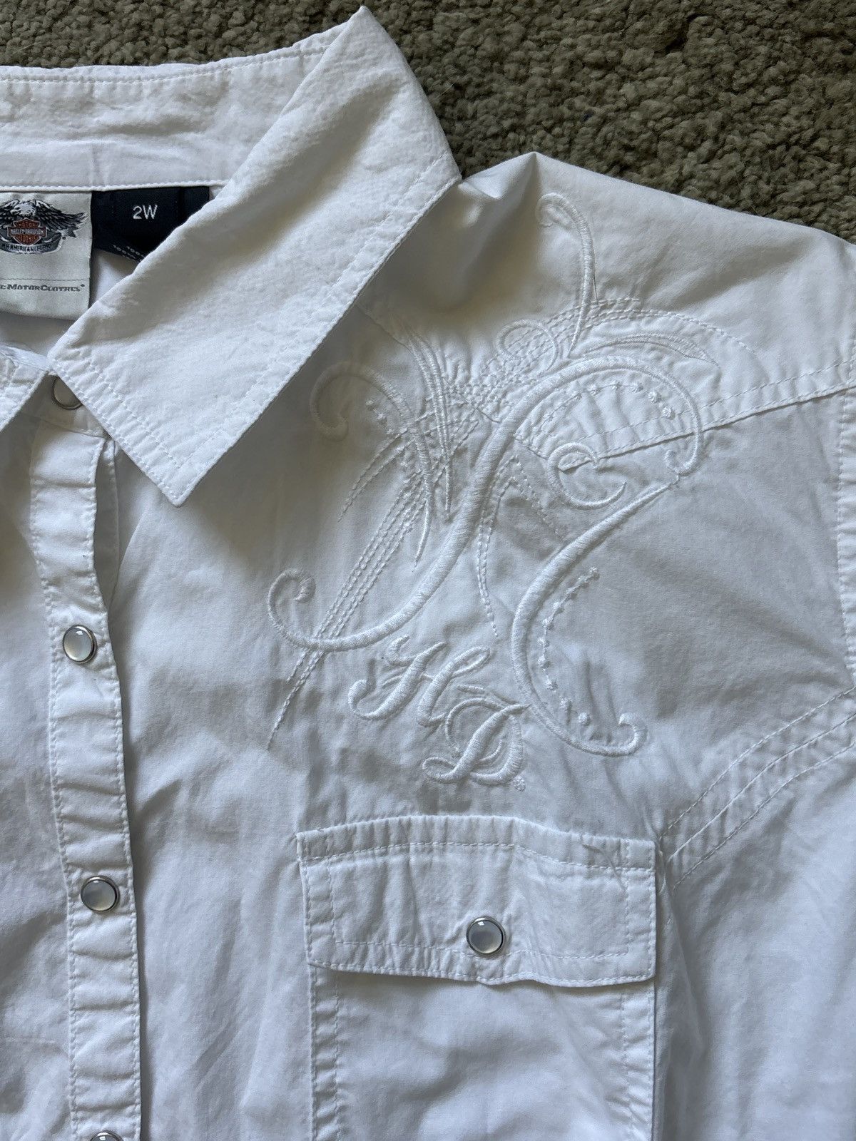 Harley Davidson Harley T-shirt \ Button up Size US S / EU 44-46 / 1 - 6 Thumbnail