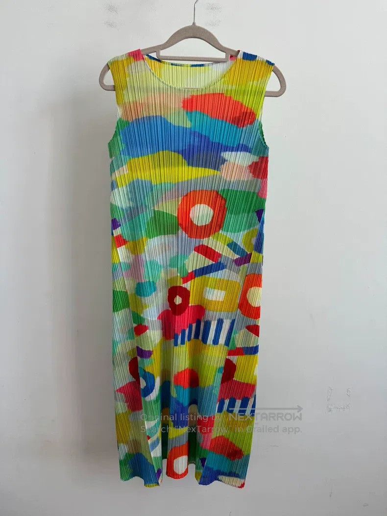 Issey Miyake Issey Miyake Green Candy Dress Size M / US 6-8 / IT 42-44 - 1 Thumbnail