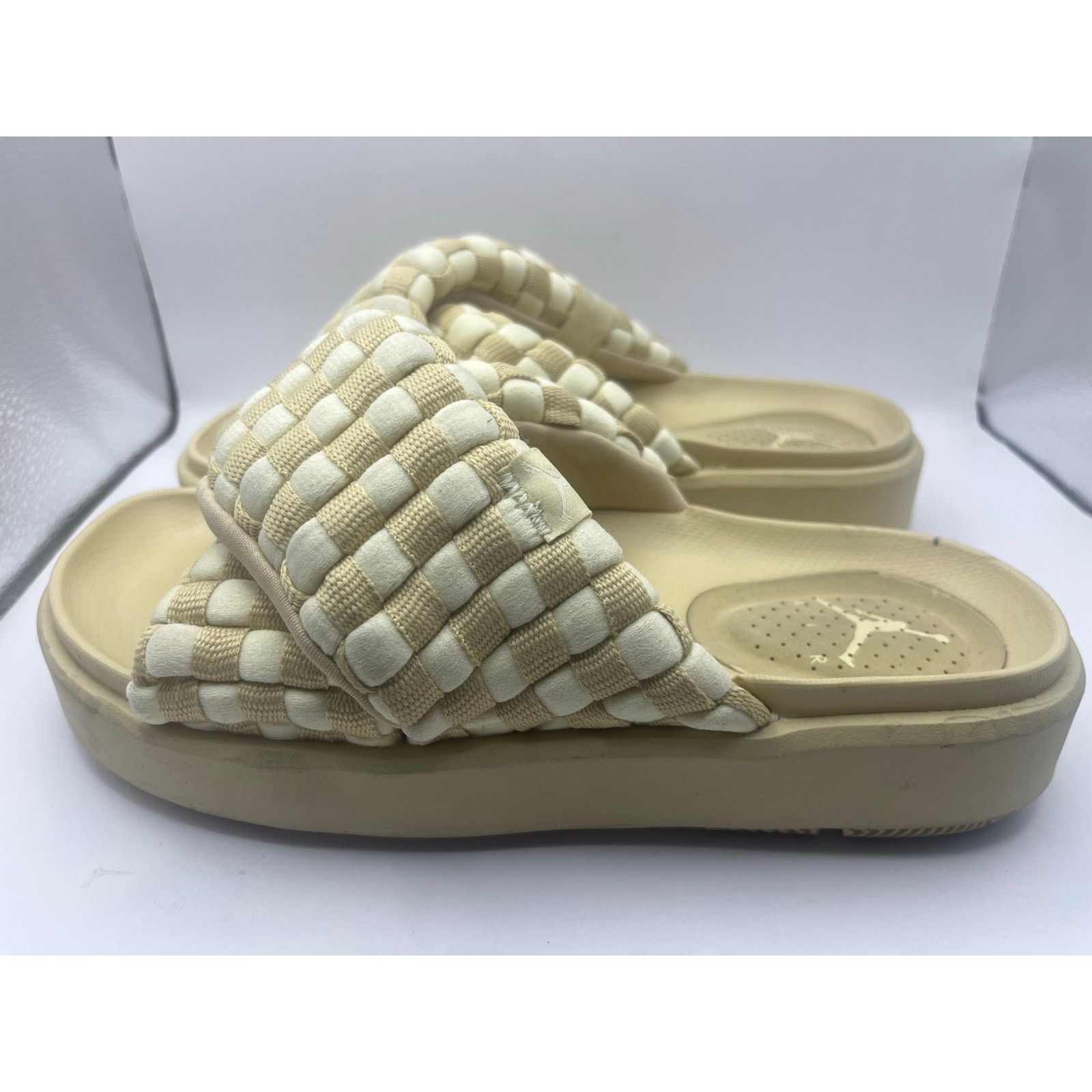 Nike Nike Air Jordan Sophia Slides Tan Cream Women’s Size 7 USED Size US 7 / IT 37 - 1 Thumbnail
