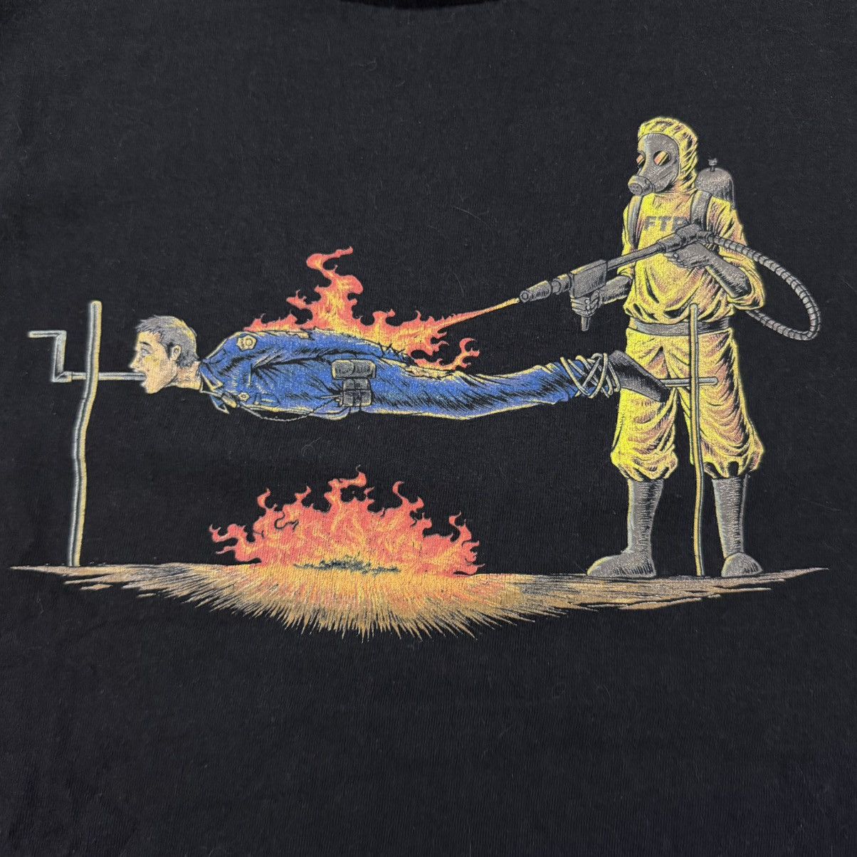 Fuck The Population FTP Pig Roast T Size US M / EU 48-50 / 2 - 2 Thumbnail