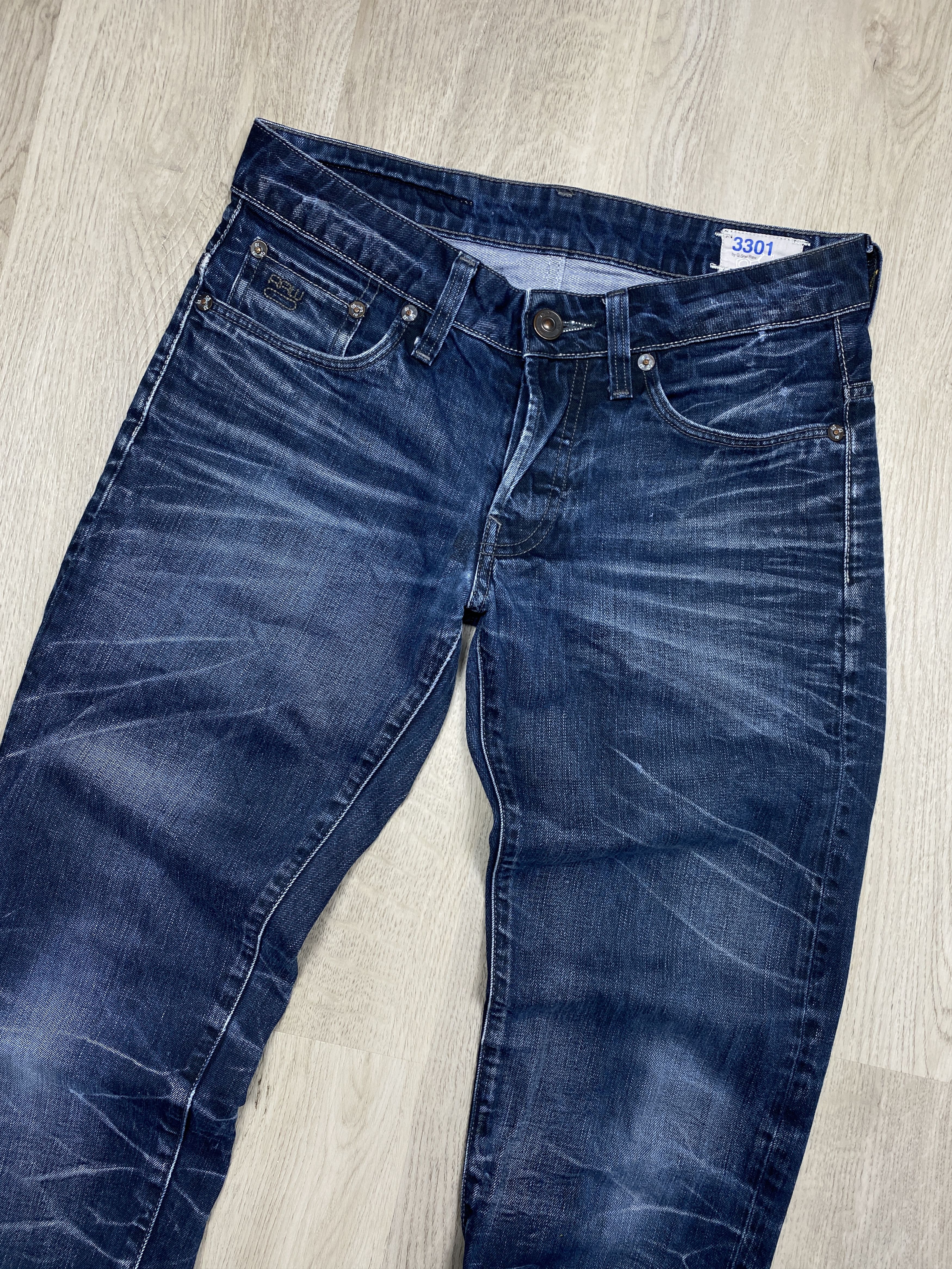 G-Star G Star Raw Low Tapered Mens Denim Pants Jeans Gstar Size US 29 - 2 Thumbnail
