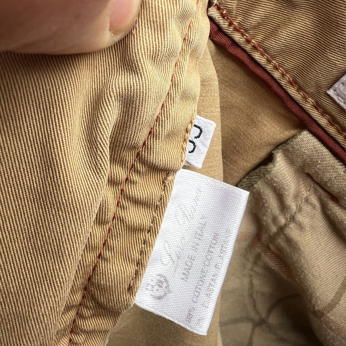 Loro Piana Loro Piana Chino Pants Beige Classic Cotton Size US 35 - 10 Thumbnail