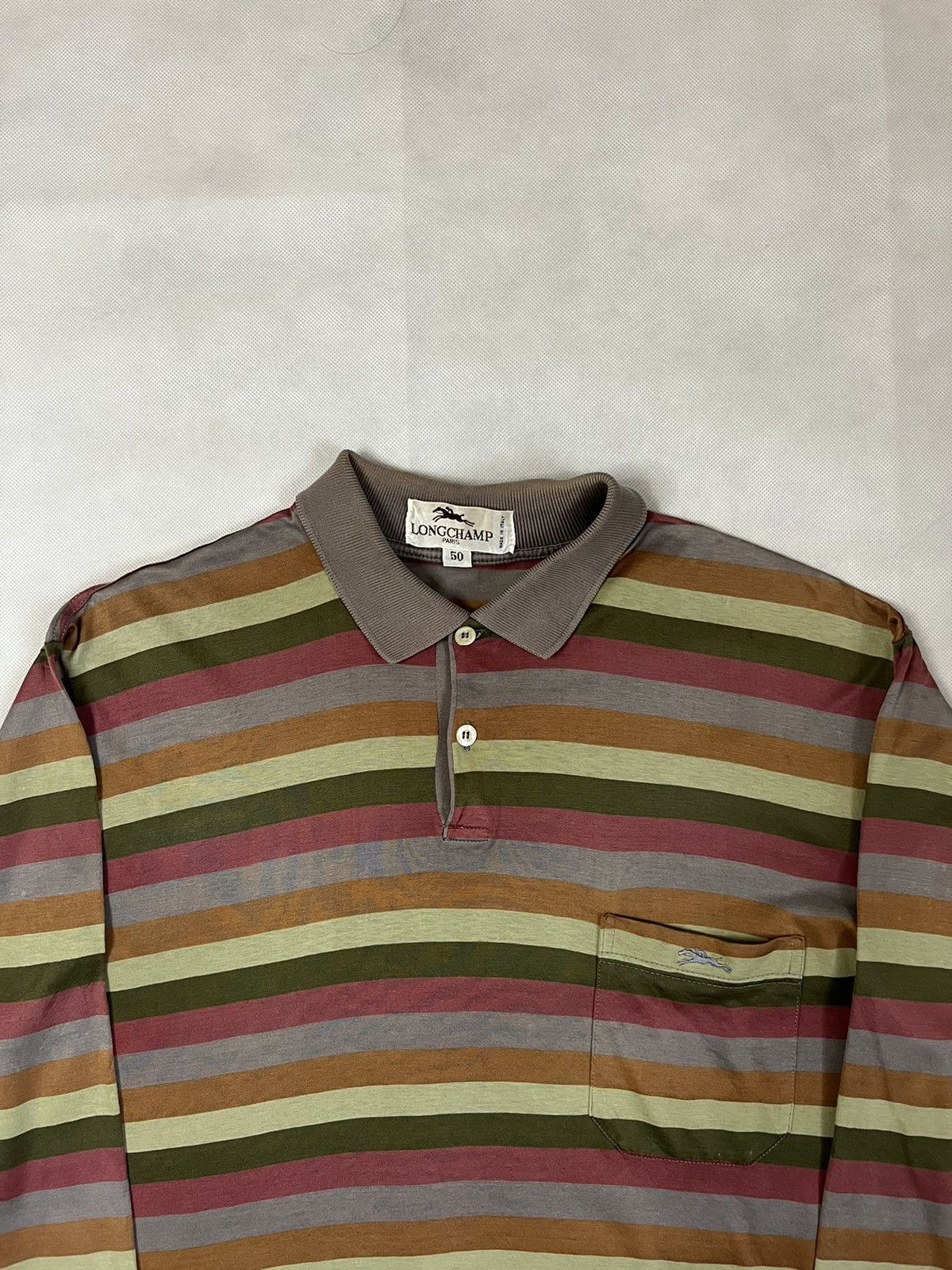 Longchamp Vintage Longchamp Multicolour Polos Size XL / US 12-14 / IT 48-50 - 4 Thumbnail