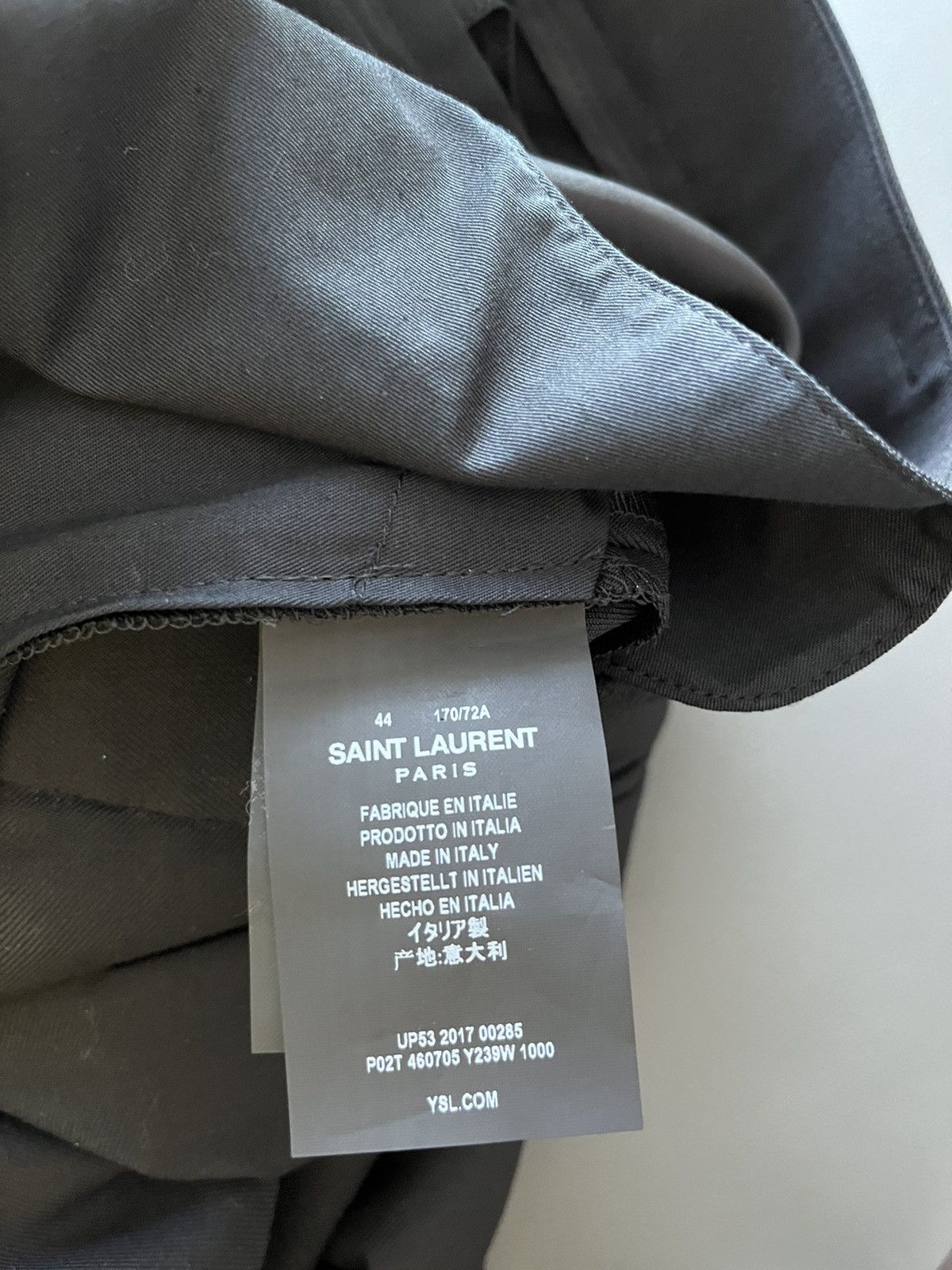 Hedi Slimane × Saint Laurent Paris × Yves Saint Laurent Super Rare Saint Laurent Hedi Slimane Tux Pant Brand New Size US 26 / EU 42 - 15 Thumbnail