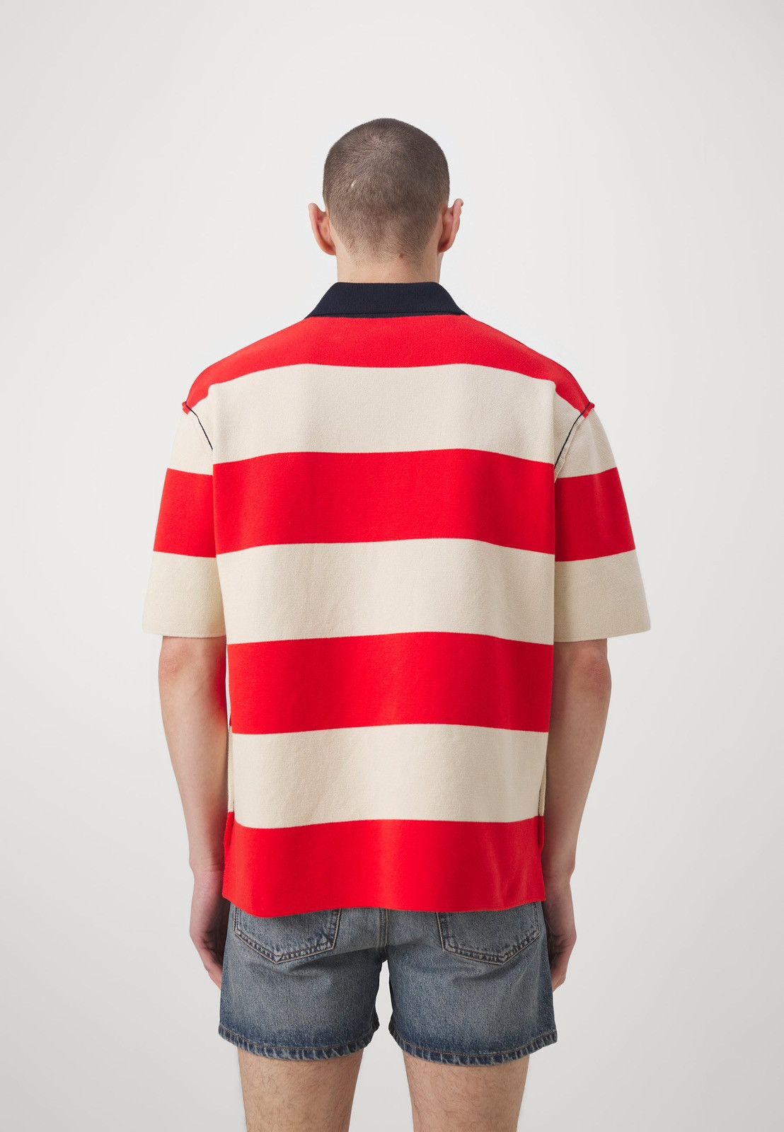 Sunnei !DS! SS23 Sunnei Maglia Unita S/S Stripped Polo Tee Size US M / EU 48-50 / 2 - 6 Thumbnail