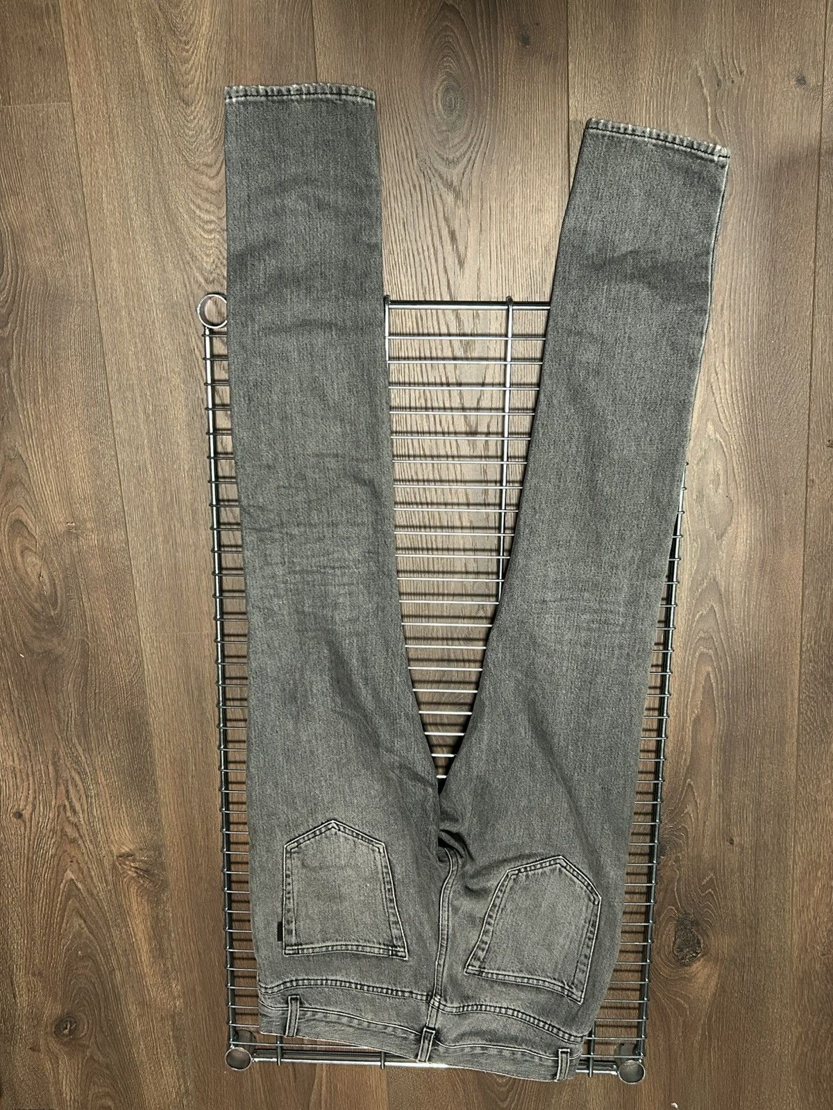Saint Laurent Paris Saint Laurent grey denim Size US 27 - 4 Thumbnail