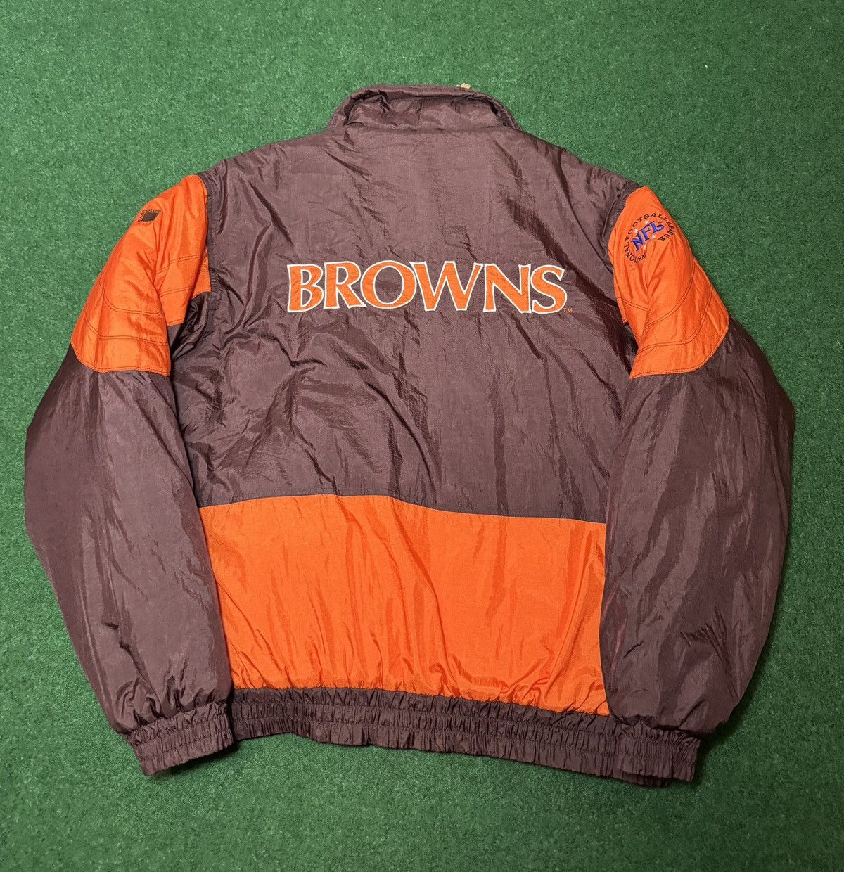 NFL Vtg 90s Cleveland Browns Carl Banks Starter Puffer Jacket Size US XXL / EU 58 / 5 - 3 Thumbnail
