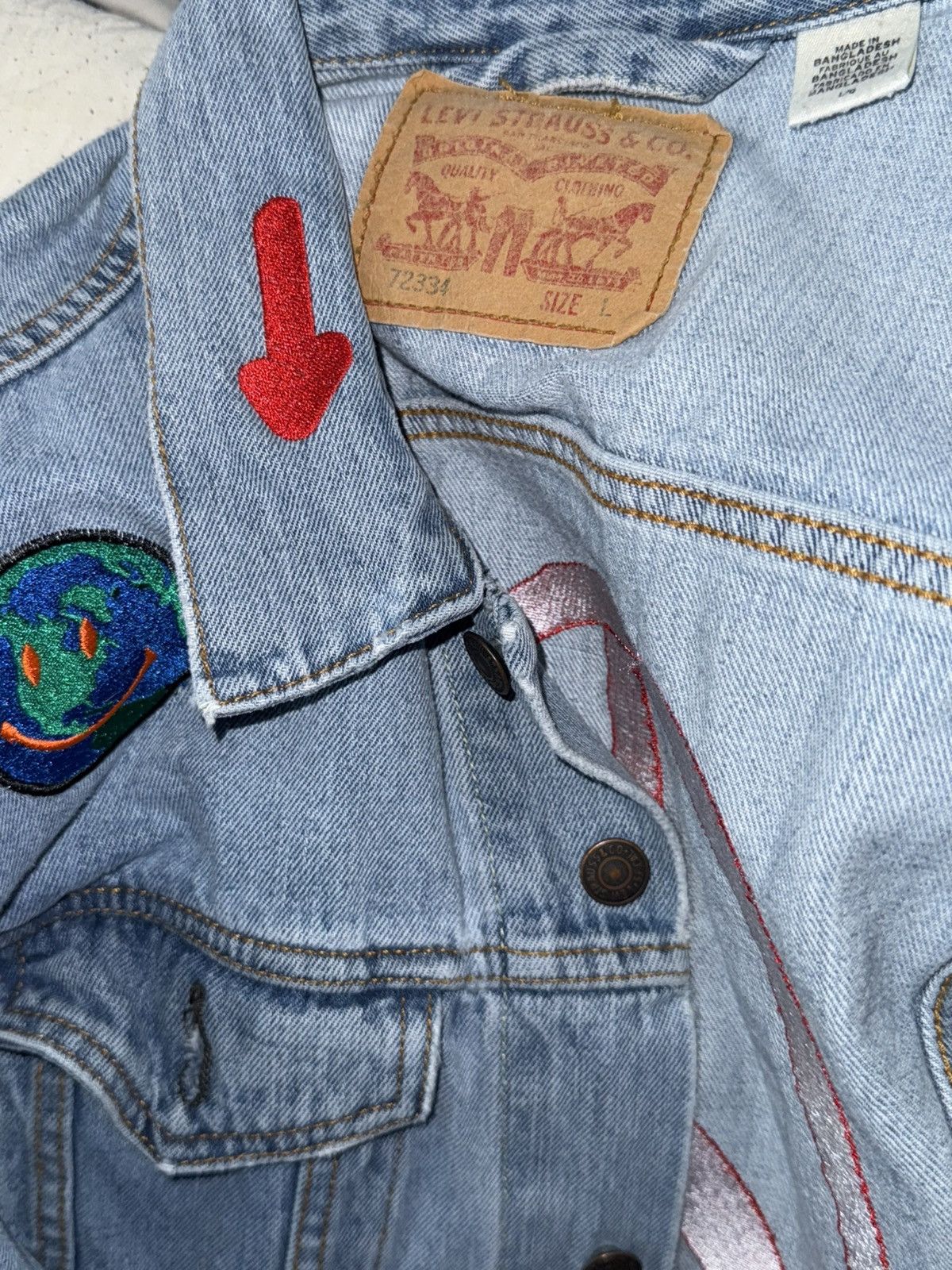 Levi's Travis Scott, Astroworld Denim Jacket Size US L / EU 52-54 / 3 - 3 Thumbnail