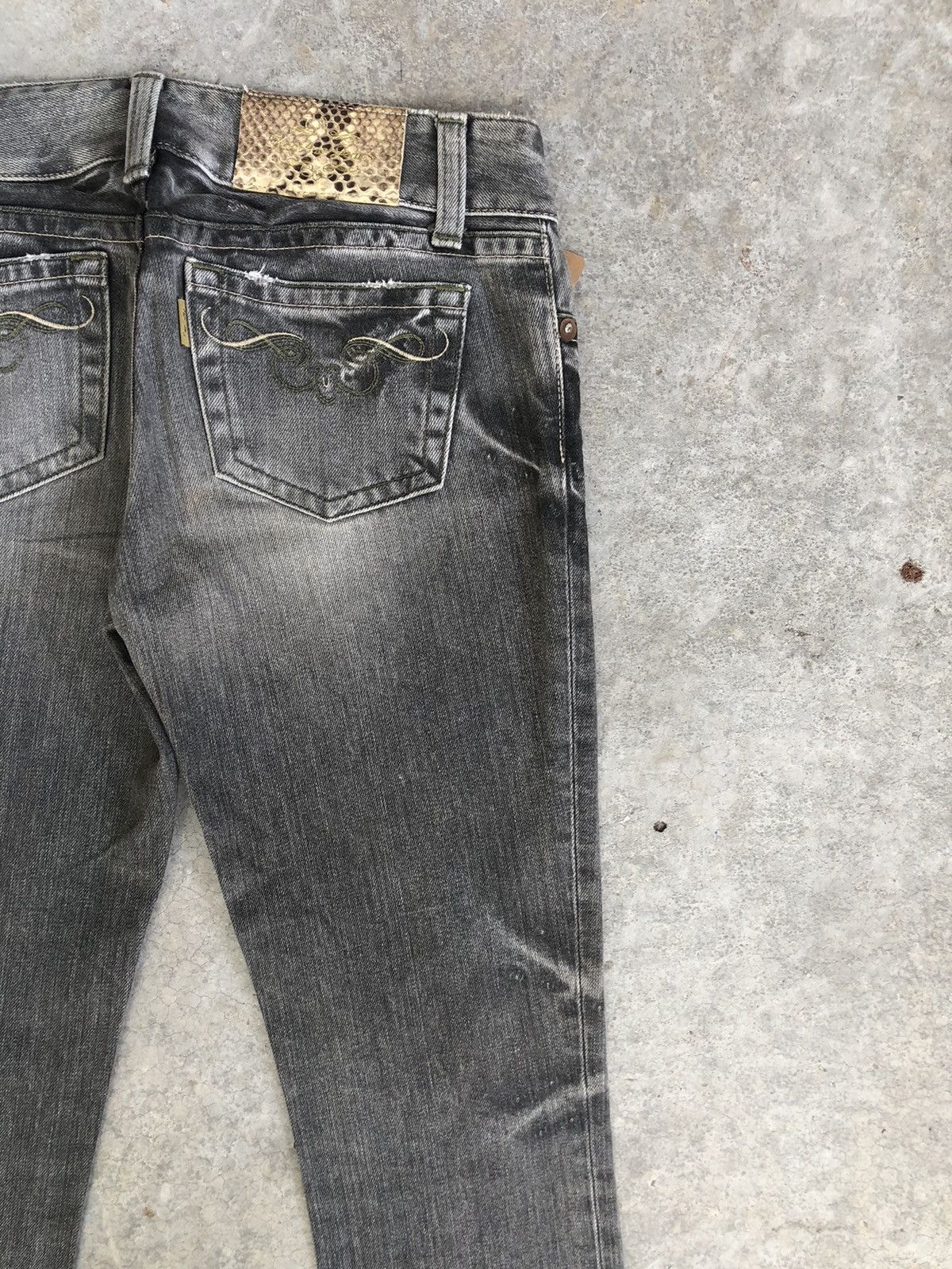 If Six Was Nine Japanese Kari Ang Flared Jeans Distressed Jeans Size US 30 / EU 46 - 10 Thumbnail