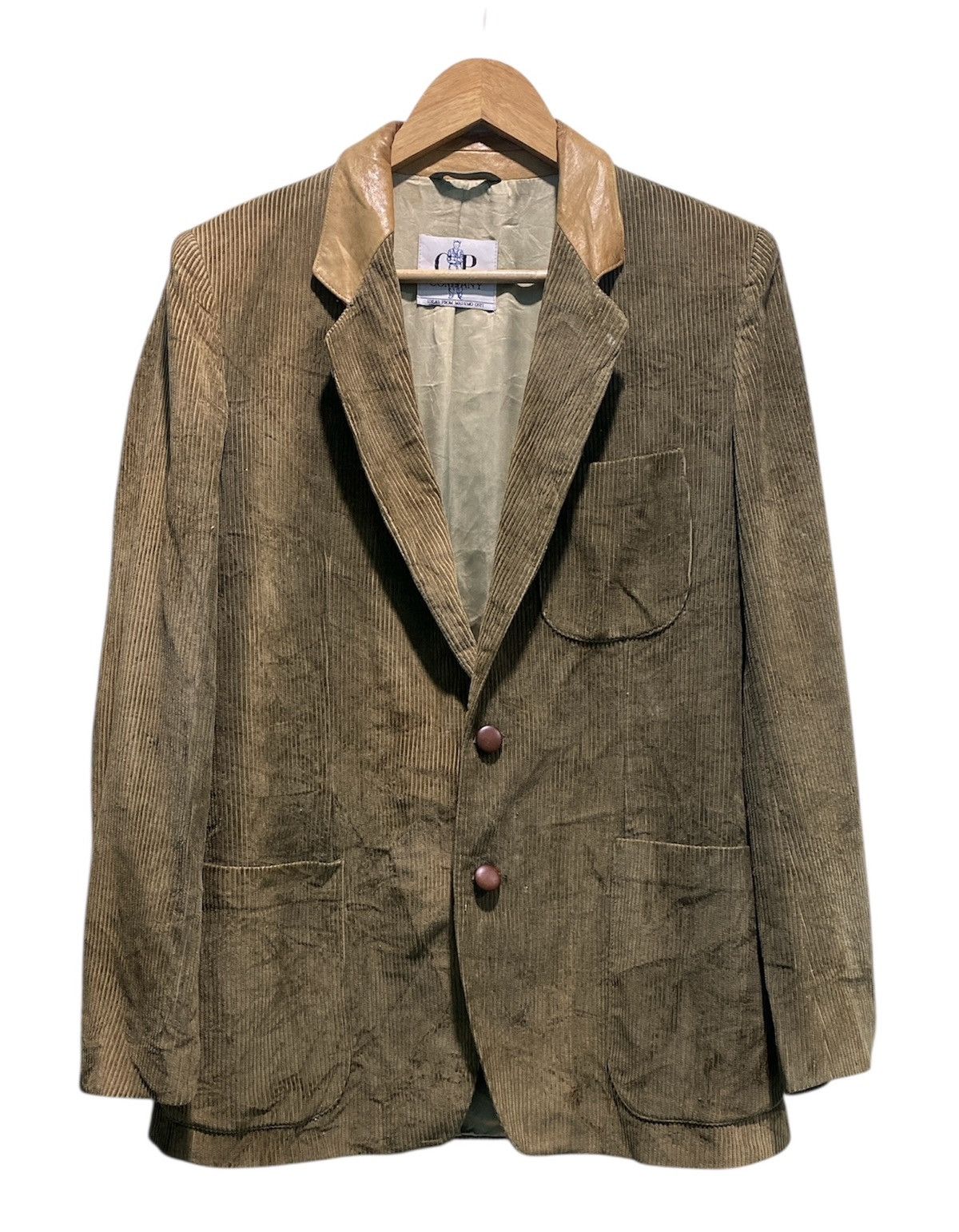 Massimo Osti Archive 80s C.p Company Corduroy Green Tag Coat Jacket Size US S / EU 44-46 / 1 - 2 Thumbnail