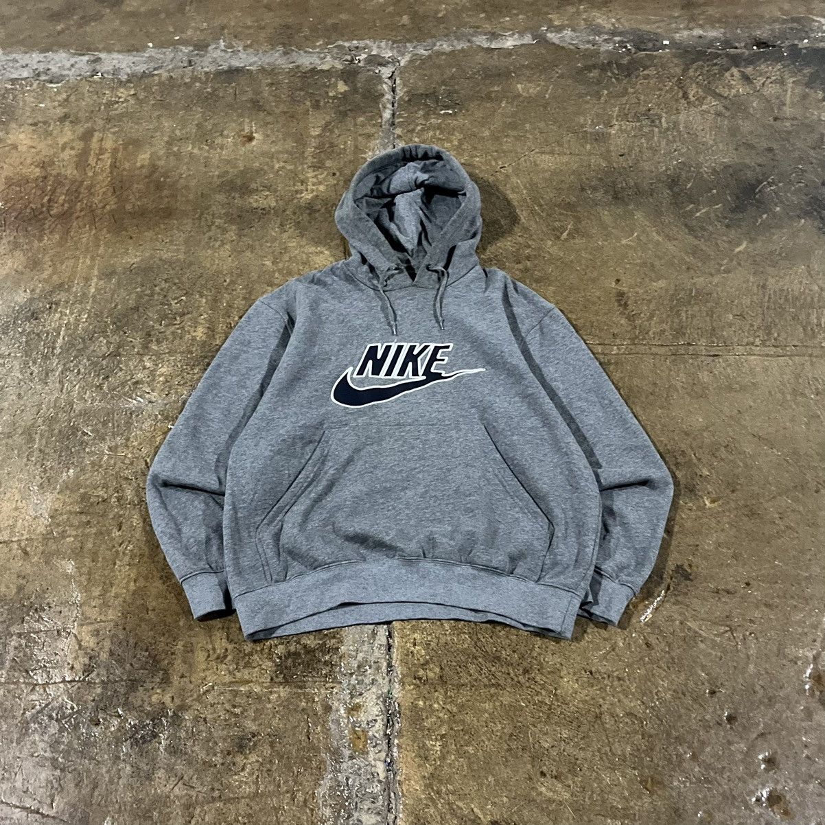 Nike × Vintage Crazy Vintage Y2K Nike Swoosh Logo Hoodie Sweatshirt Skater Size US M / EU 48-50 / 2 - 1 Thumbnail