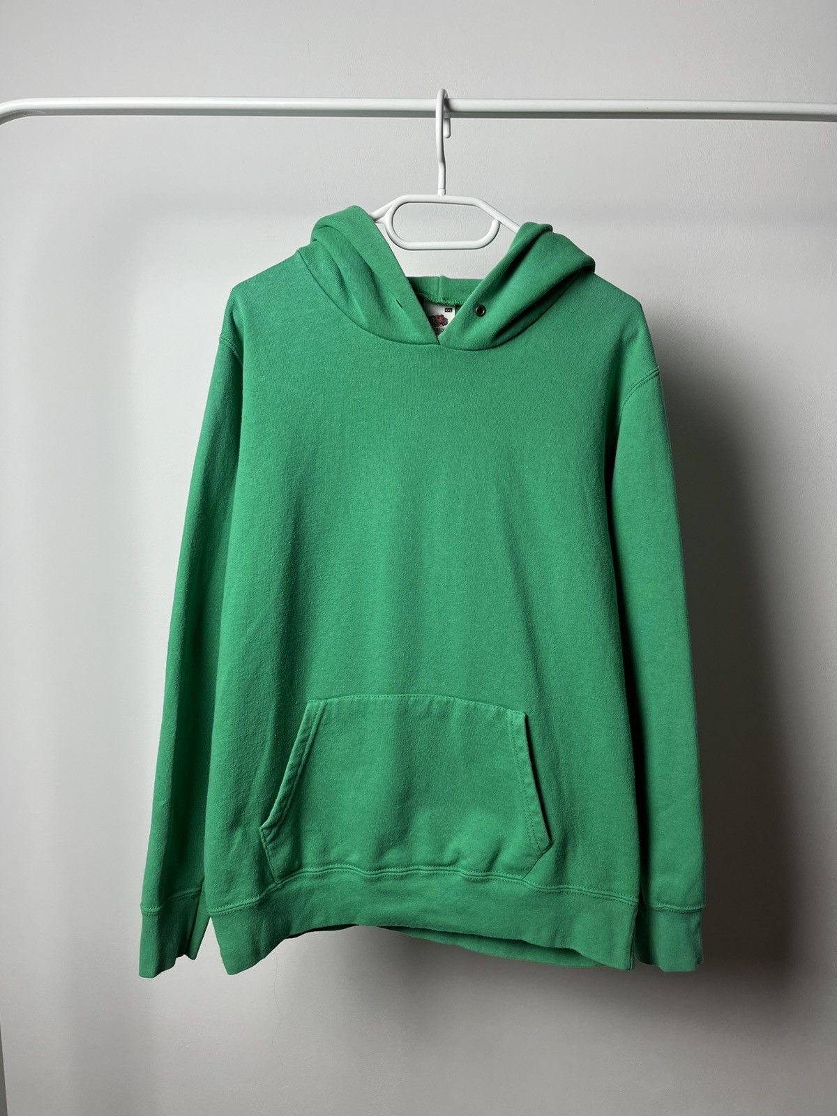 Fruit Of The Loom × Vintage Vintage 90s Fruit of the Loom Crewneck Blank Baggy Hoodie Size US M / EU 48-50 / 2 - 1 Thumbnail
