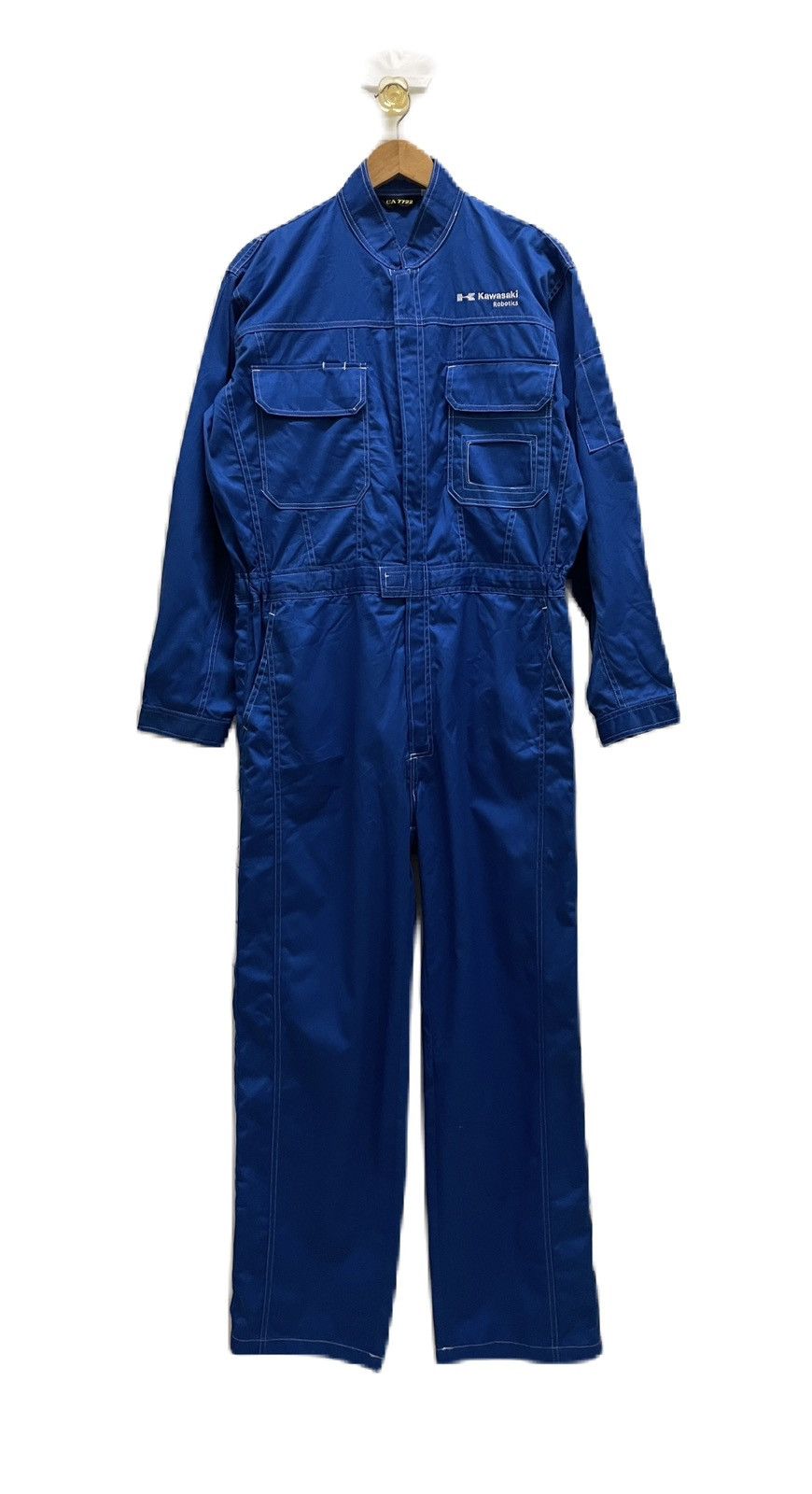 Japanese Brand Kawasaki Robotics Jumsuit Coverall Size US 38 / EU 54 - 2 Thumbnail