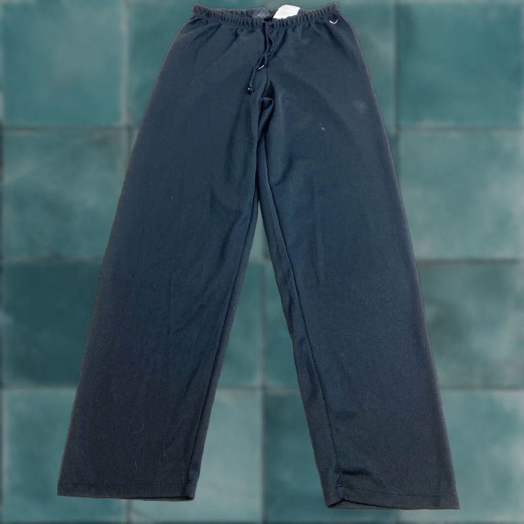 Nike VINTAGE Nike Pants Women S Black Athletic Track Pants Womens Small Black Activewear Size 28" / US 6 / IT 42 - 1 Thumbnail