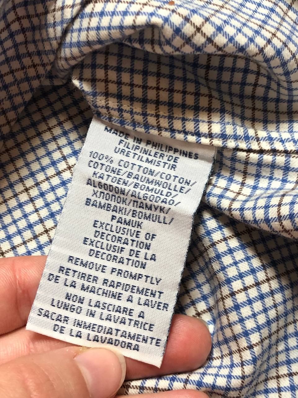 Polo Ralph Lauren Vintage Polo Ralph Lauren Checked Shirt Size L Size US L / EU 52-54 / 3 - 4 Thumbnail